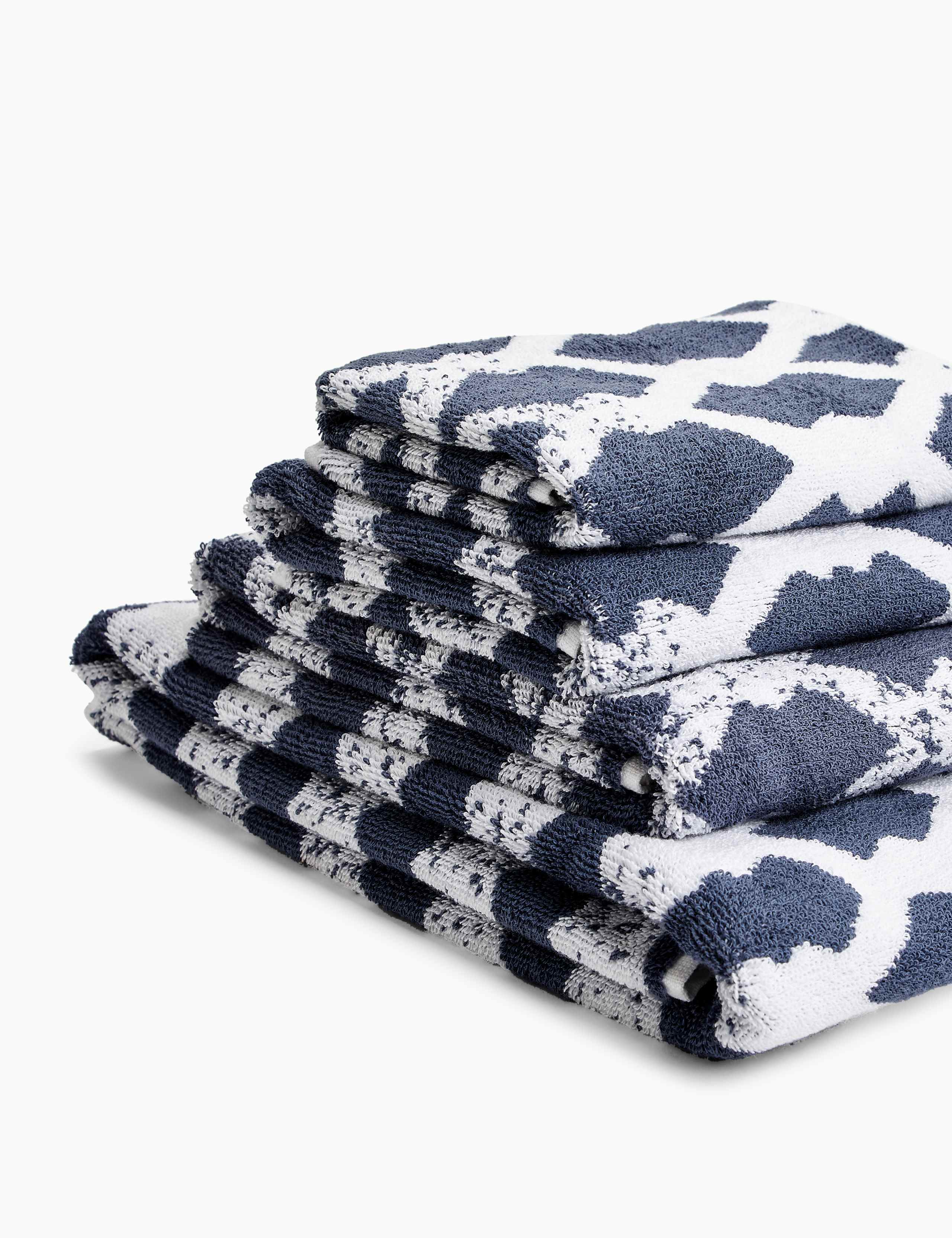 Pure Cotton Rope Print Towel 2 of 4
