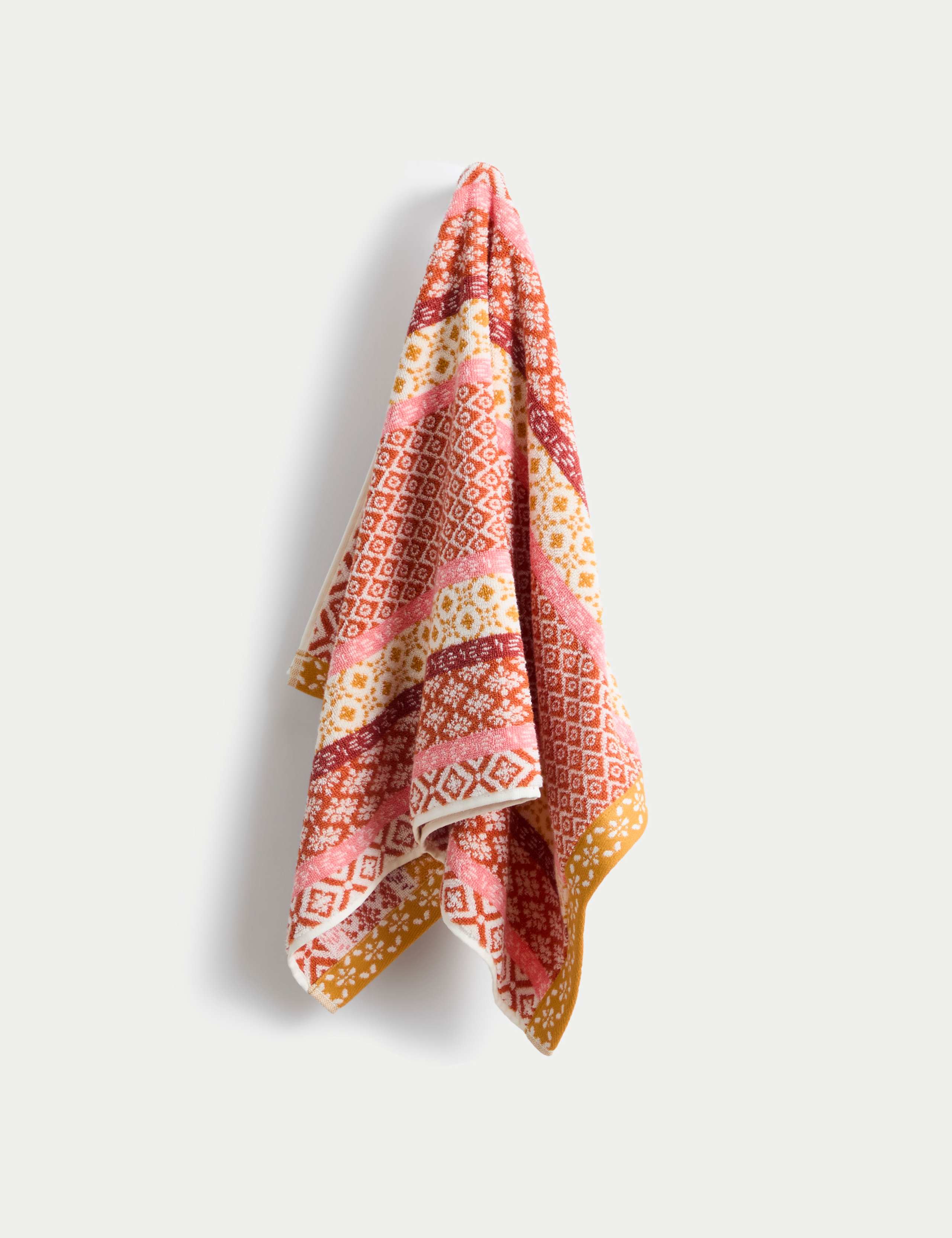 Pure Cotton Tile Towel 4 of 5