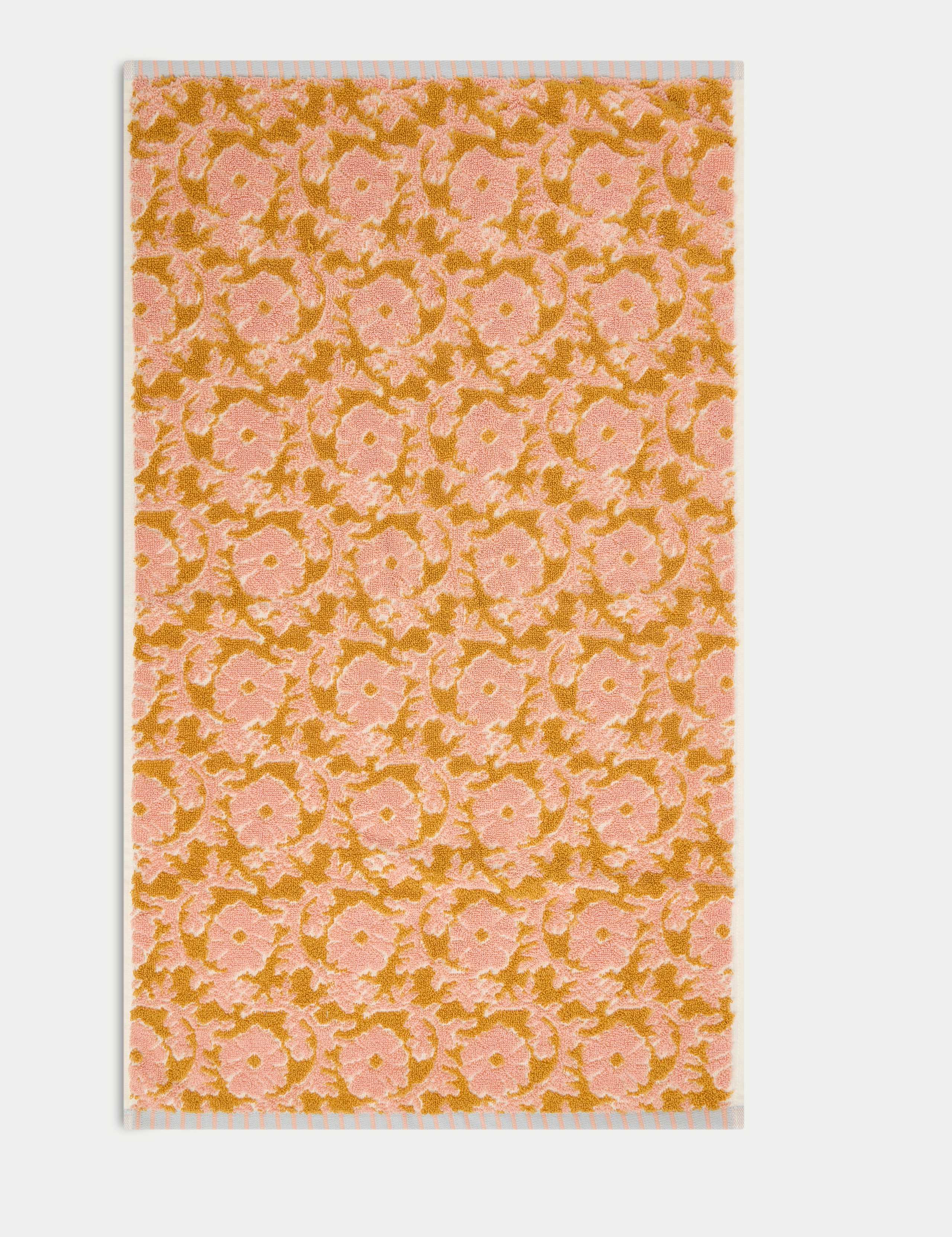 Pure Cotton Silhouette Floral Towel 5 of 5