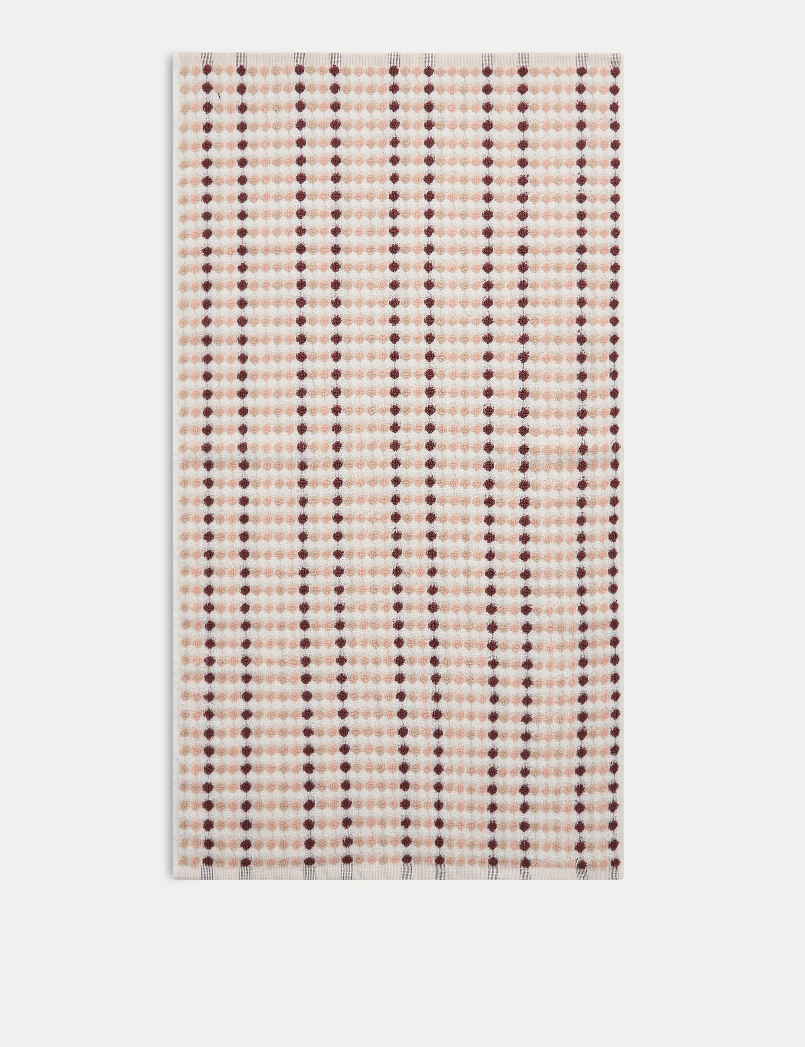 Pure Cotton Spotty Striped Towel 5 of 5