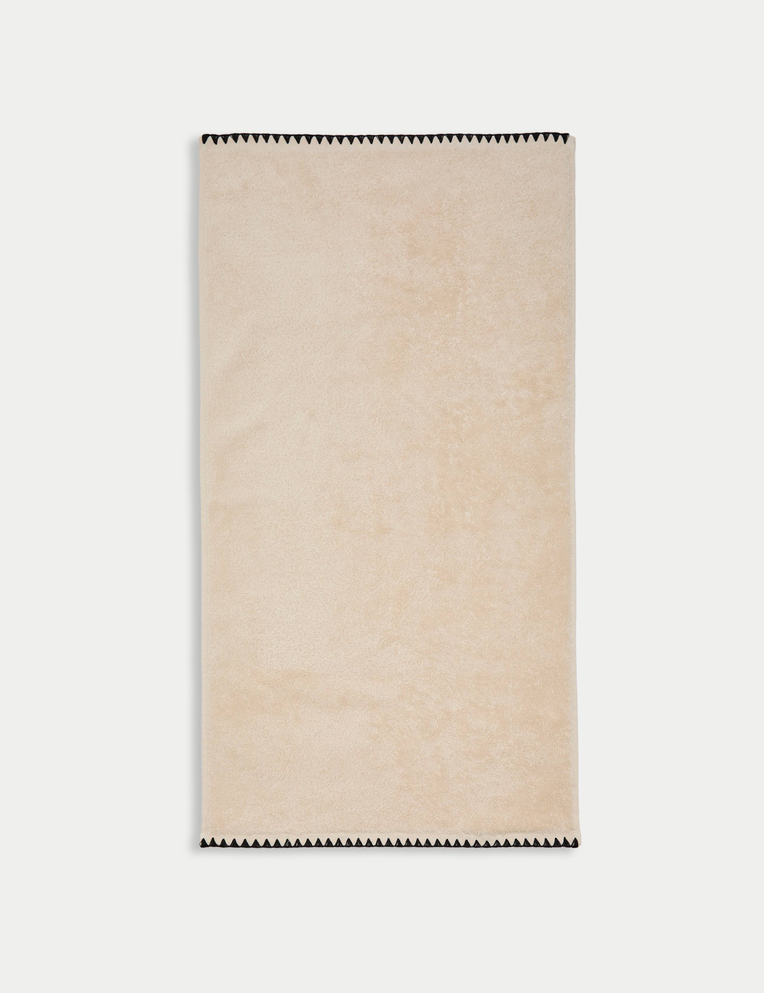 Pure Cotton Blanket Stitch Towel 5 of 5