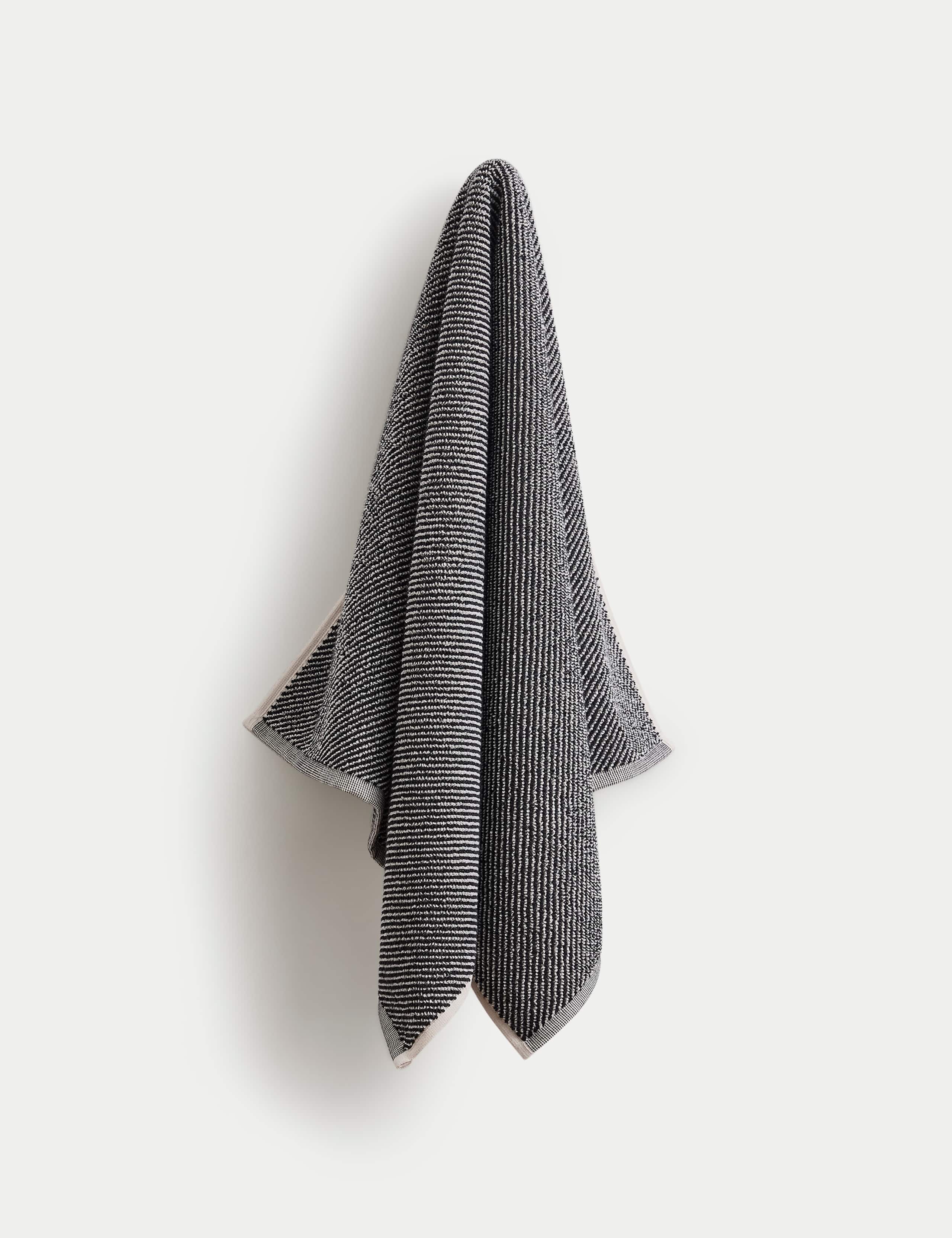 Pure Cotton Narrow Striped Towel 4 of 6