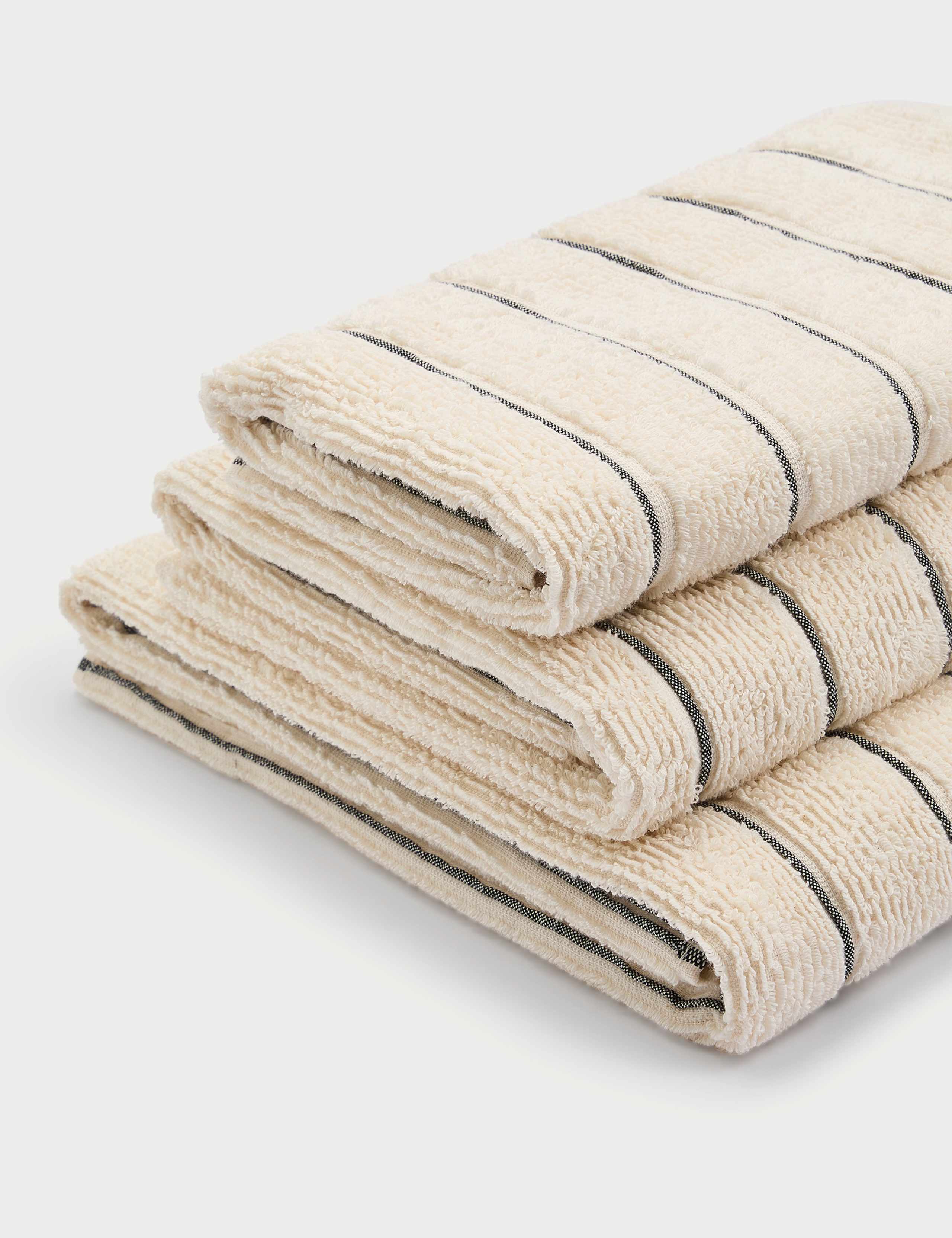 Pure Cotton Textured Striped Towel 3 of 6