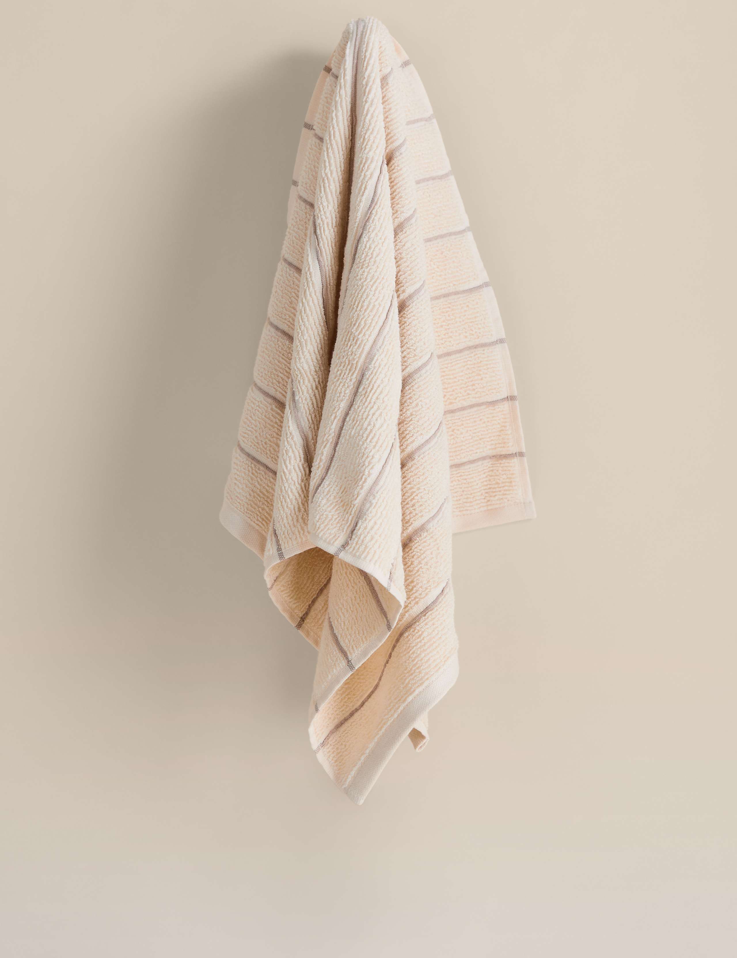 Pure Cotton Textured Striped Towel 3 of 4