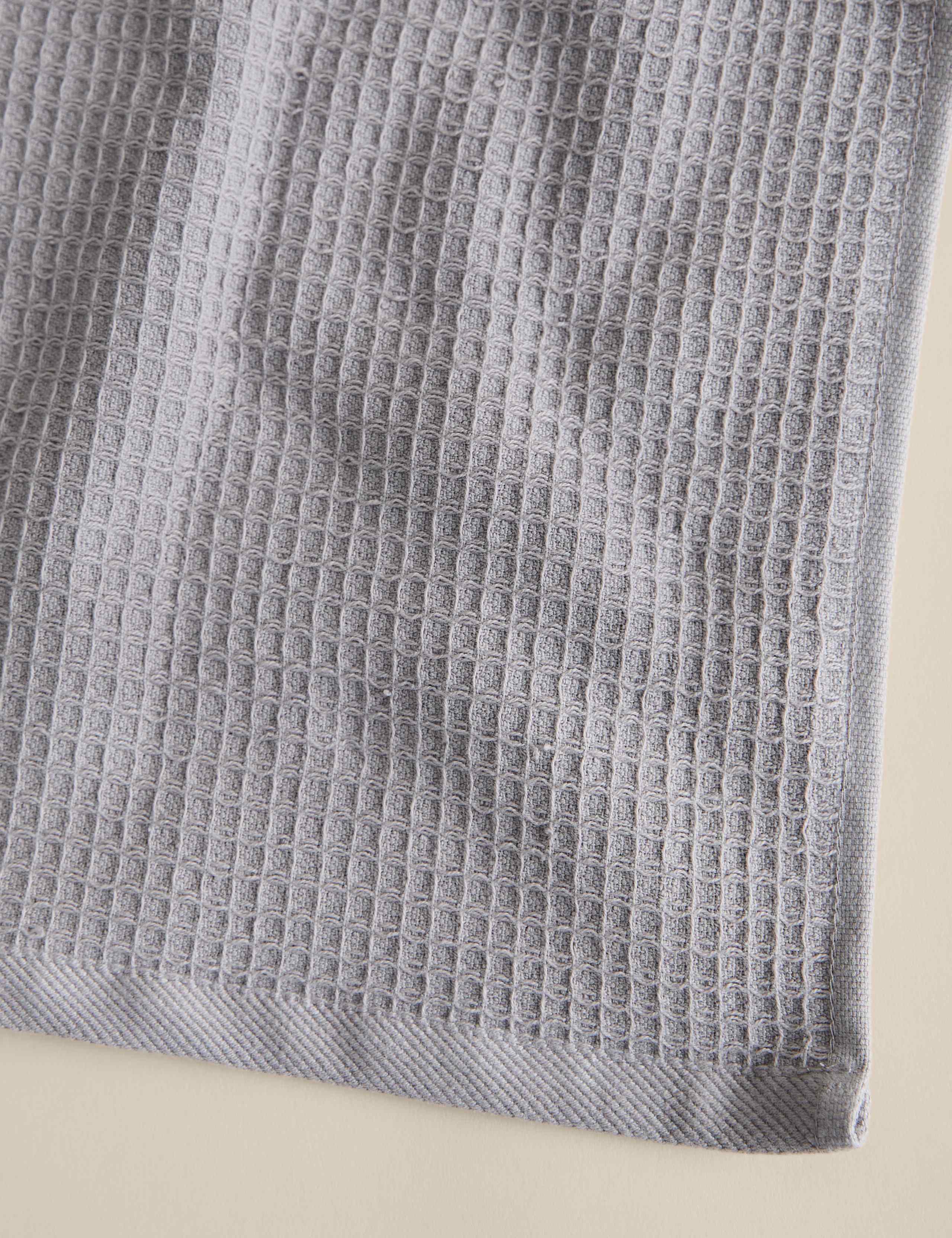 Pure Cotton Reverse Waffle & Terry Towel 4 of 7