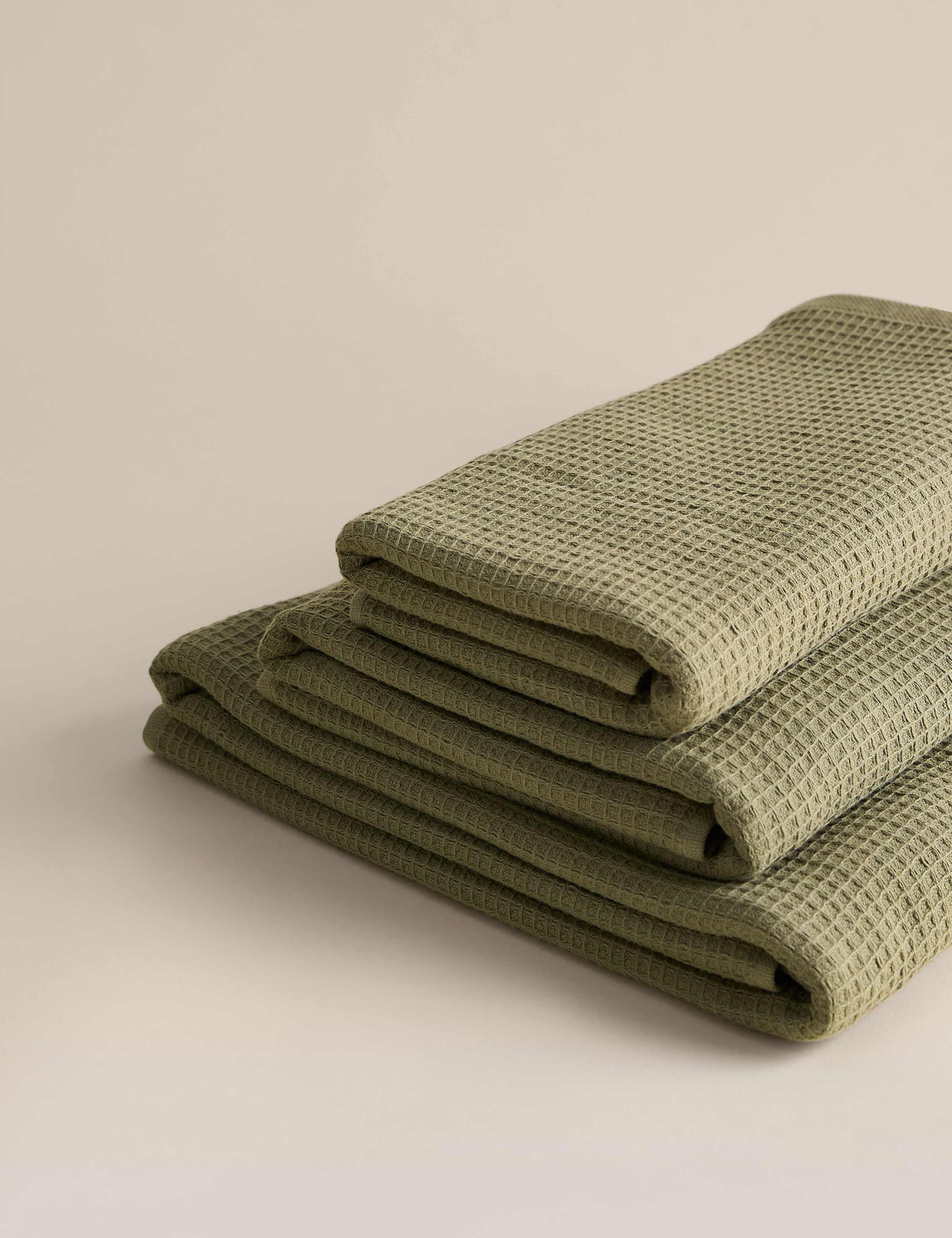 Pure Cotton Waffle Towel 2 of 6