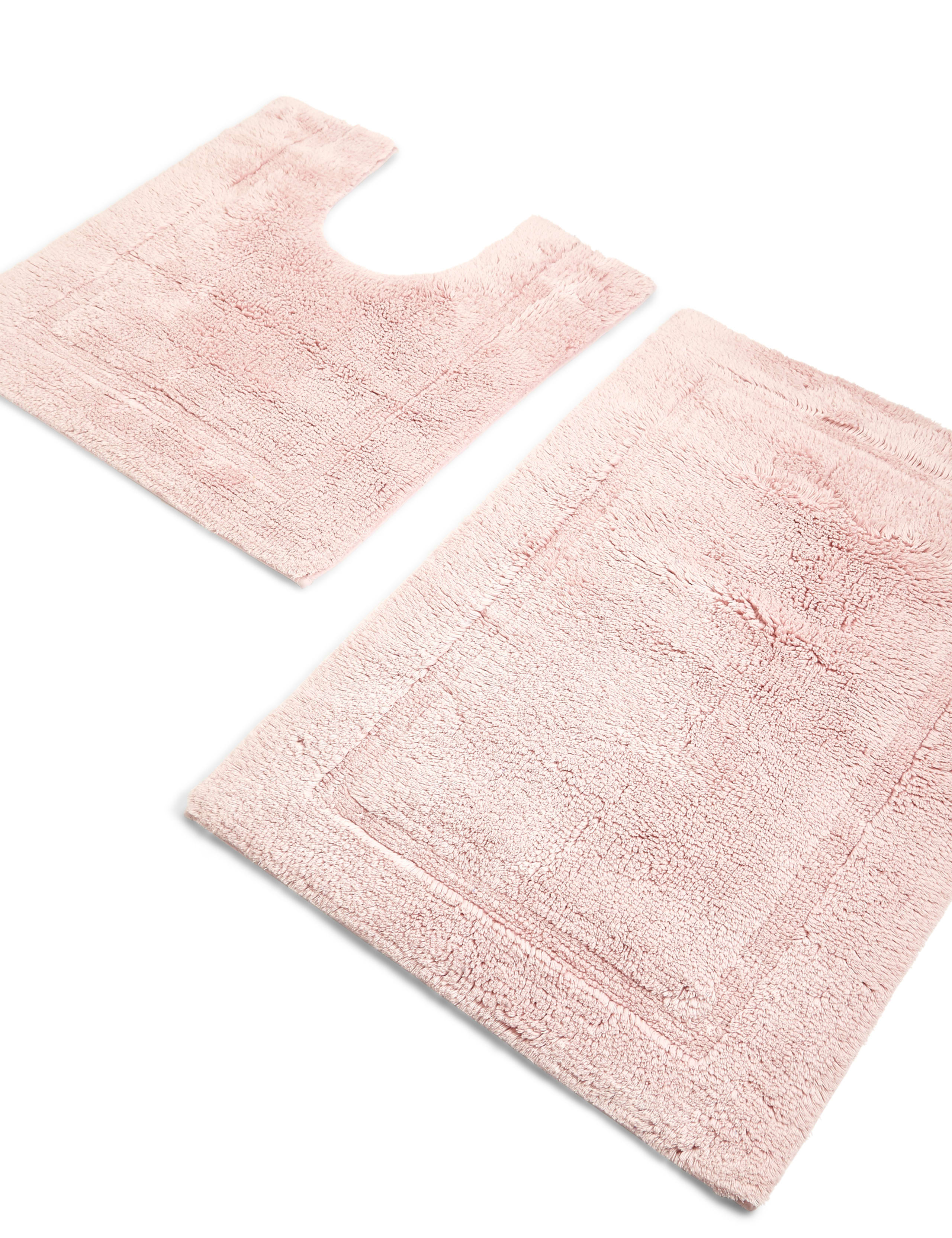 Pure Cotton Luxury Bath & Pedestal Mats 2 of 4