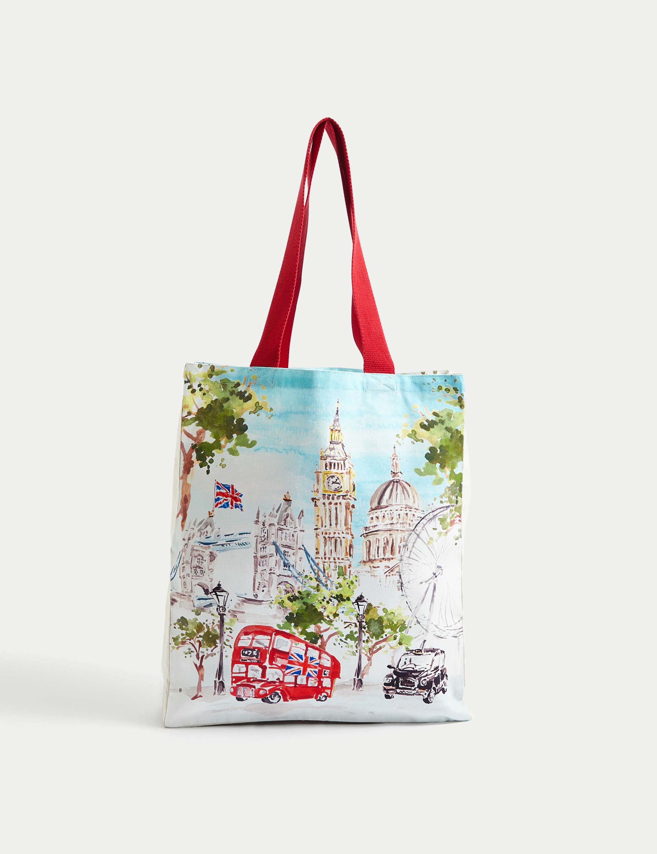 Pure Cotton London Scene Tote Bag 1 of 3