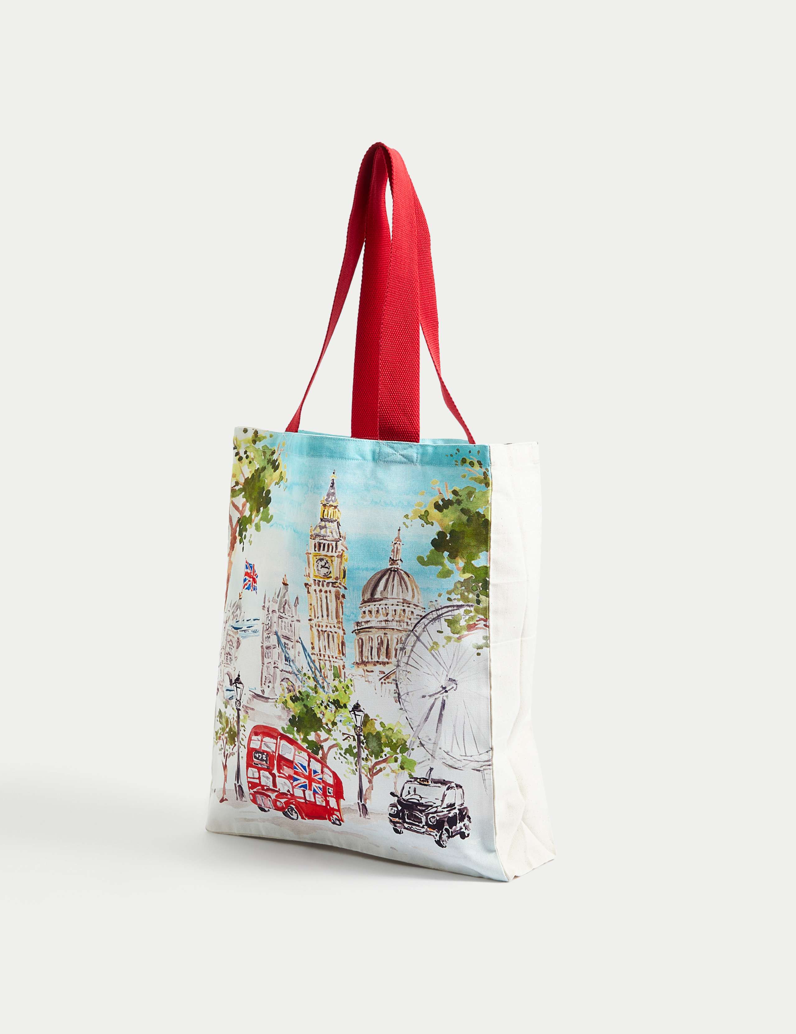 Pure Cotton London Scene Tote Bag 2 of 3