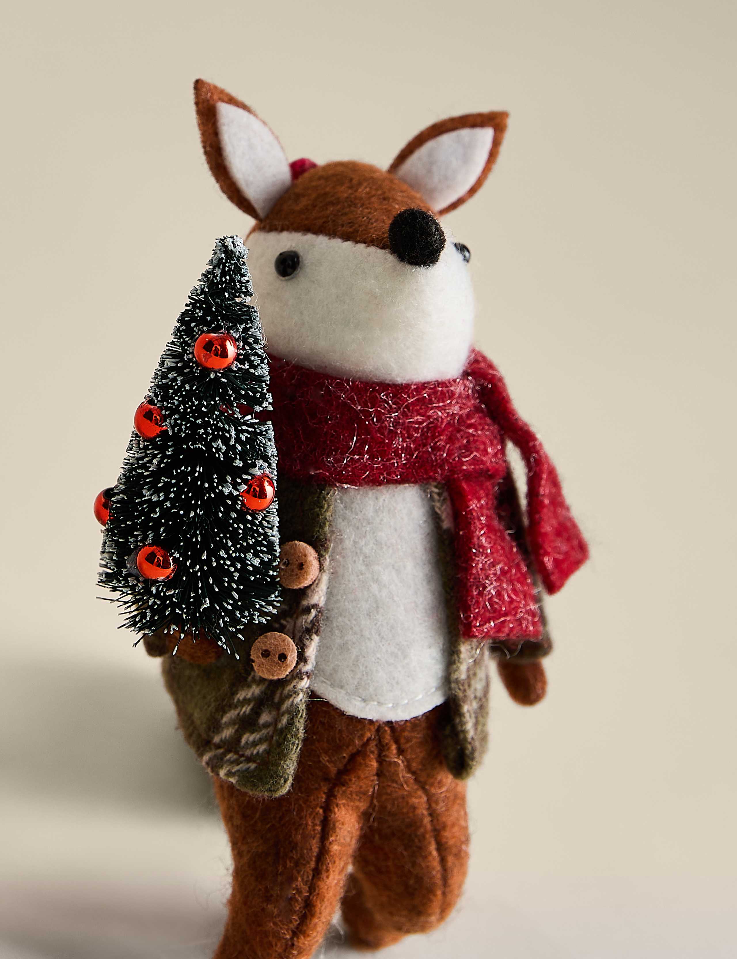 Felt Novelty Fox Decoration 2 of 2