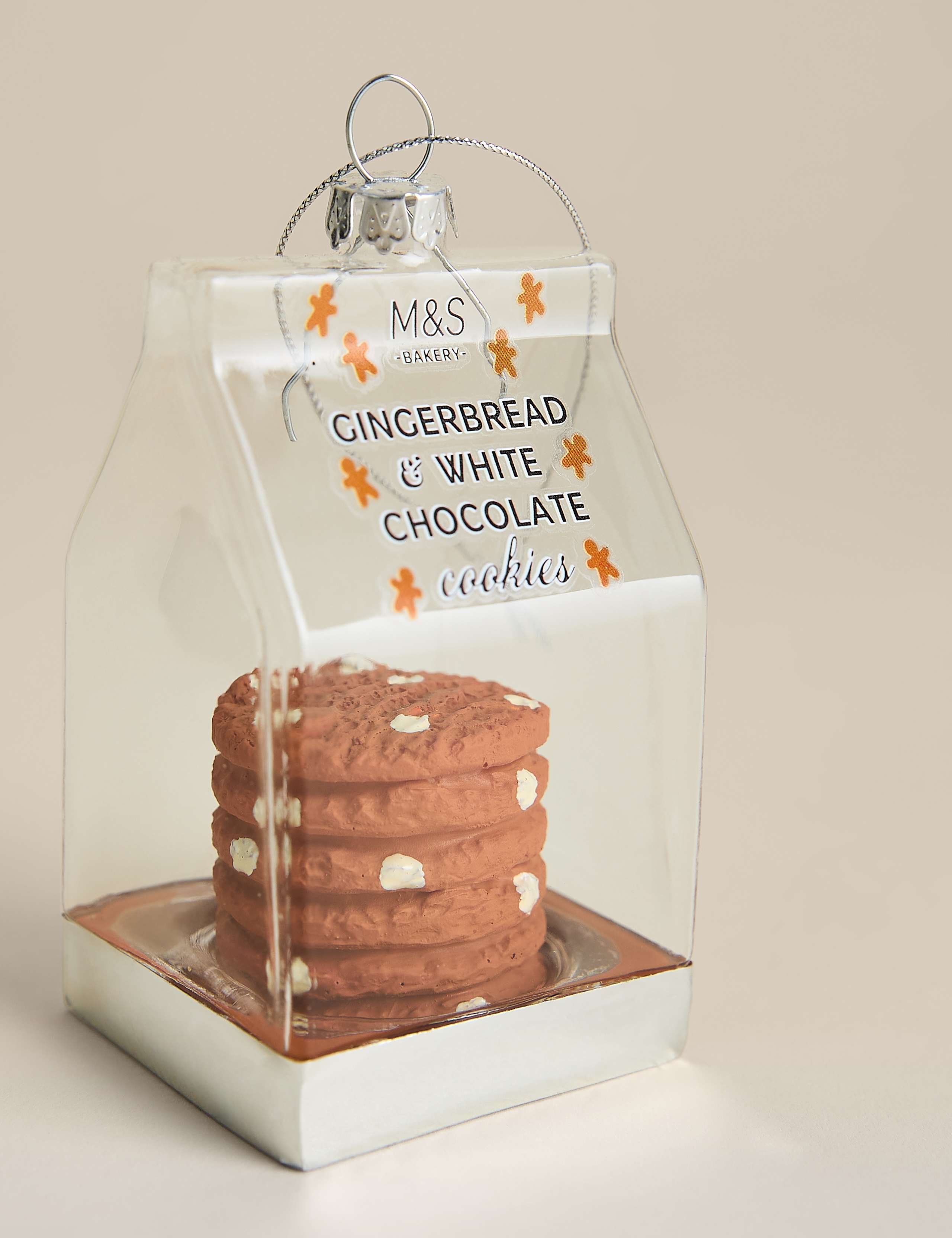 Glass Hanging Cookies Tree Decorations 2 of 2
