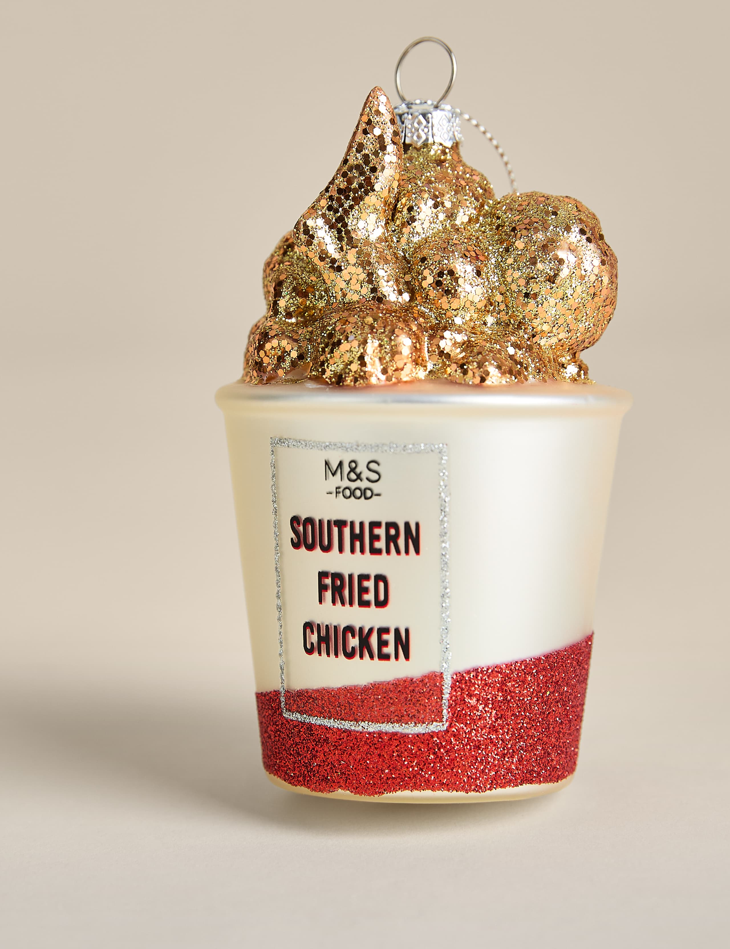 Glass Fried Chicken Tree Decoration 2 of 2