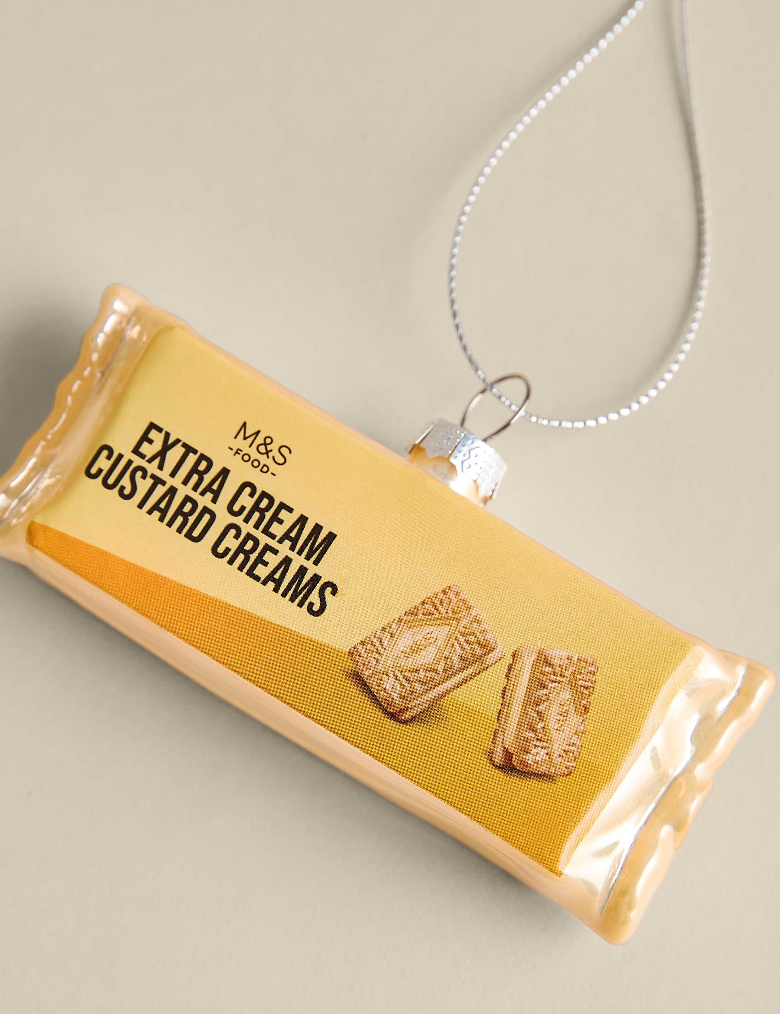 Glass Custard Creams Tree Decoration 3 of 3