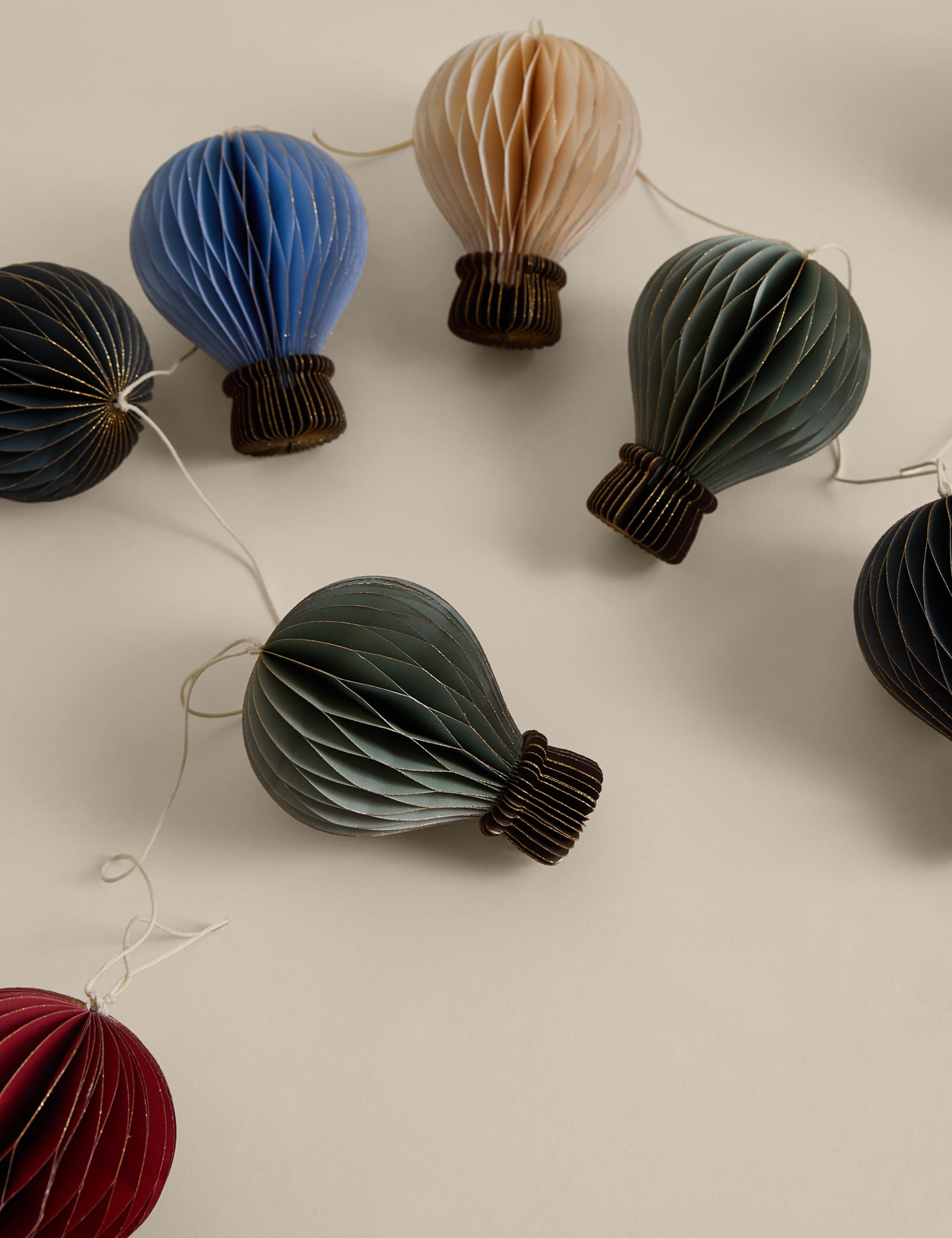 Paper Hot Air Balloon Garland 2 of 2