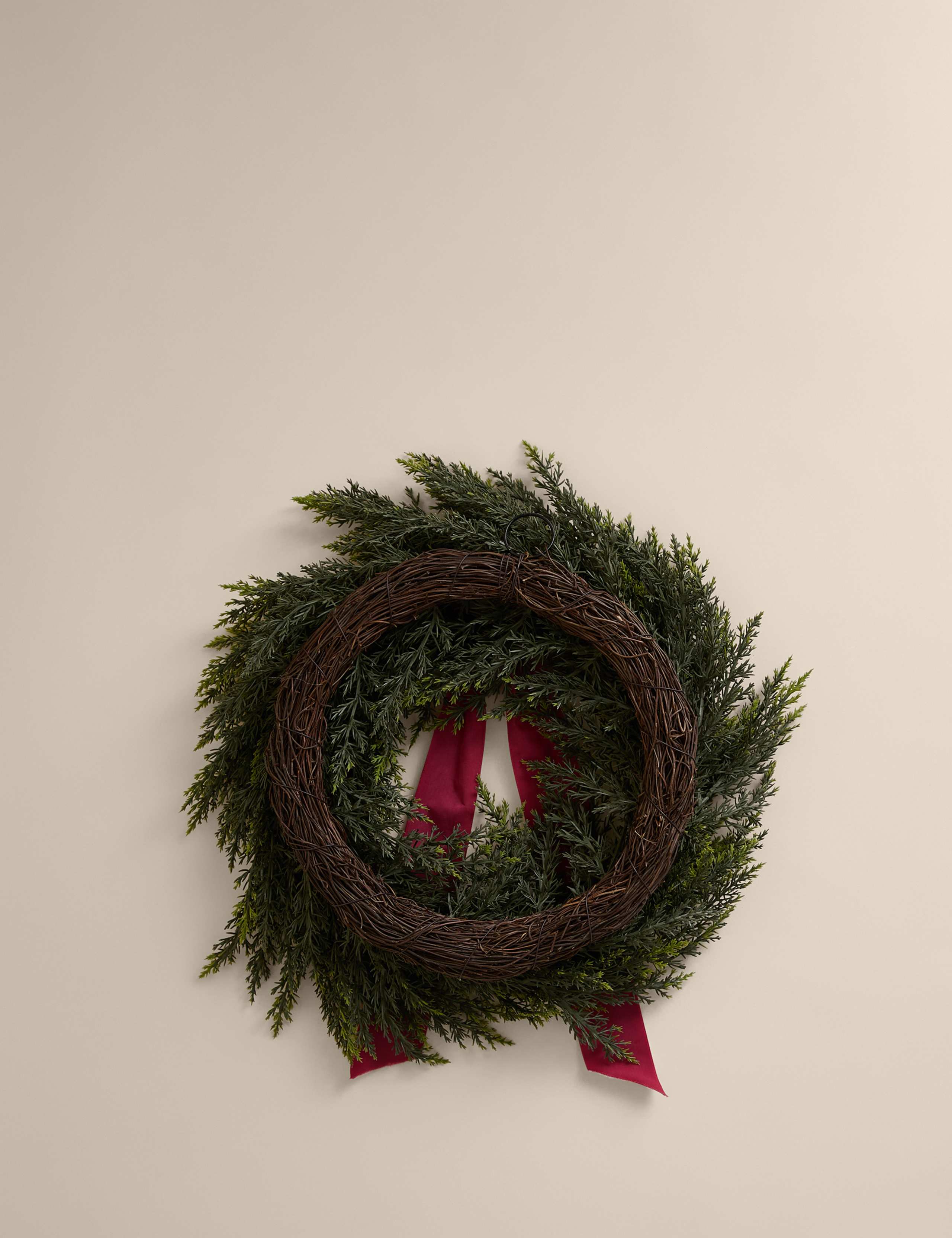 Plain Bow Wreath 4 of 4