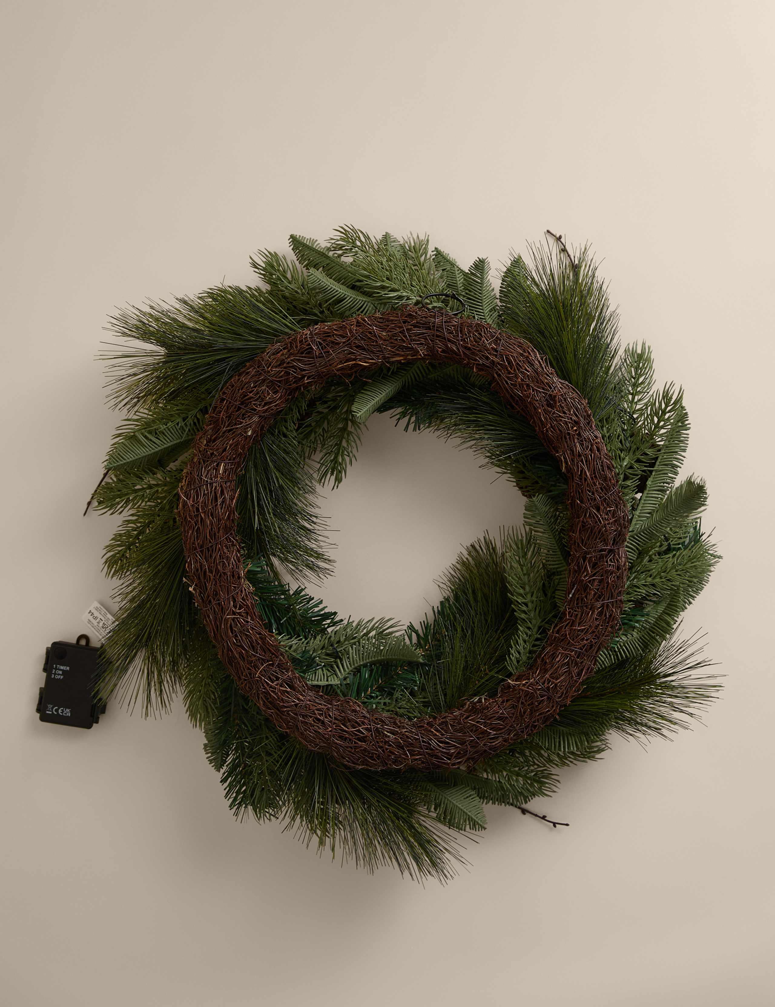 26in Pre-Lit Lime Cinnamon Wreath 4 of 4