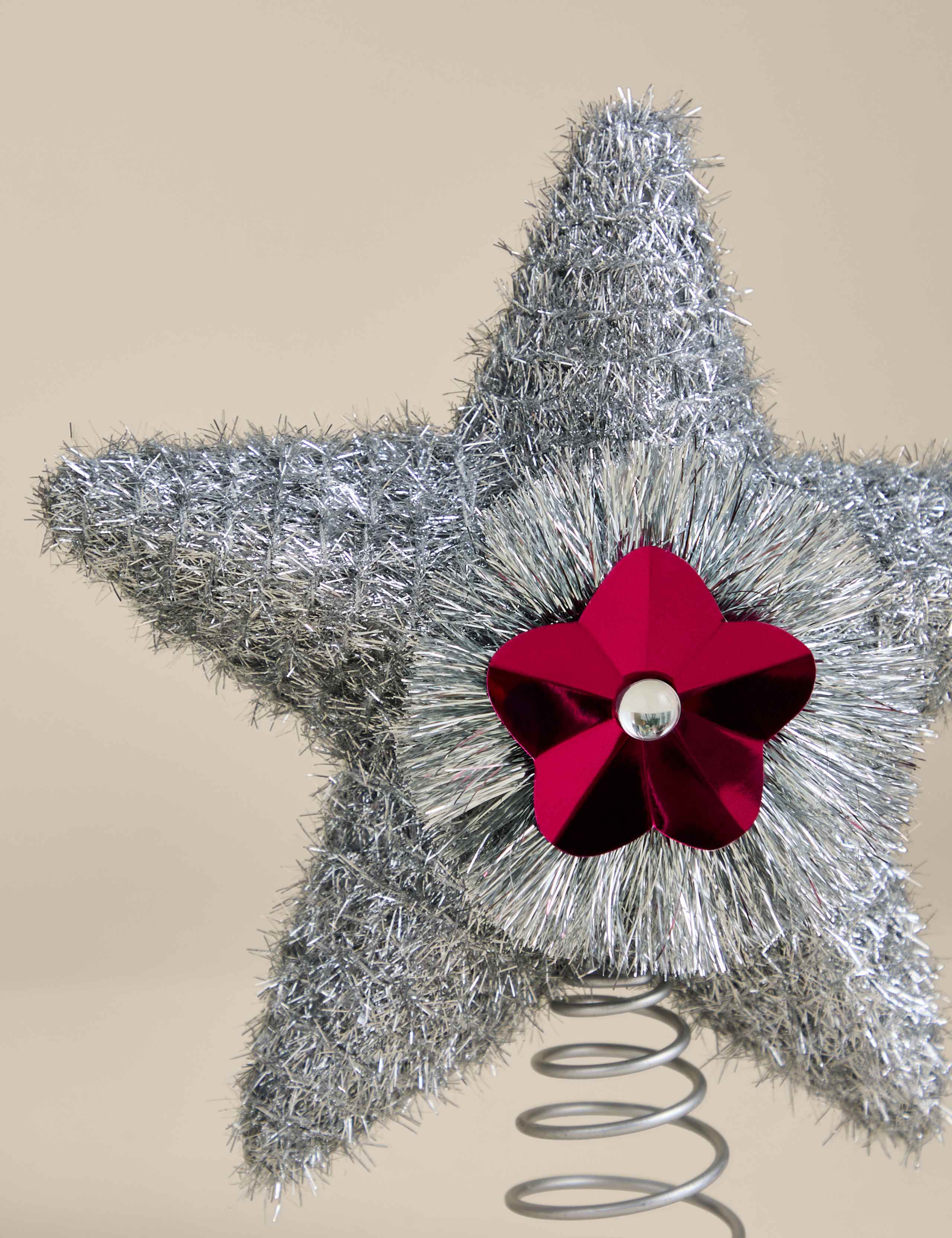 Tinsel Star Tree Topper 3 of 3