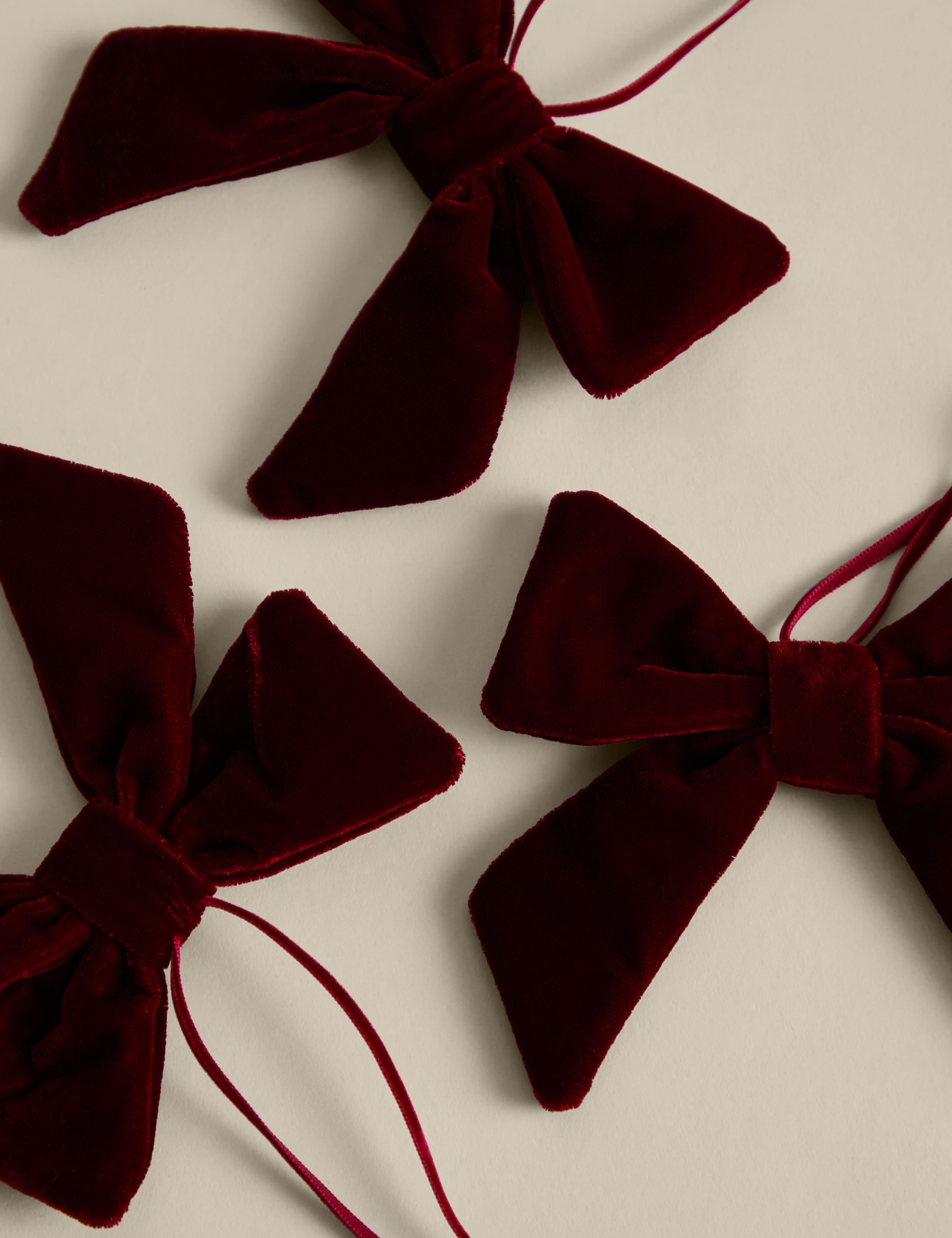 3 Pack Velvet Bows 2 of 2