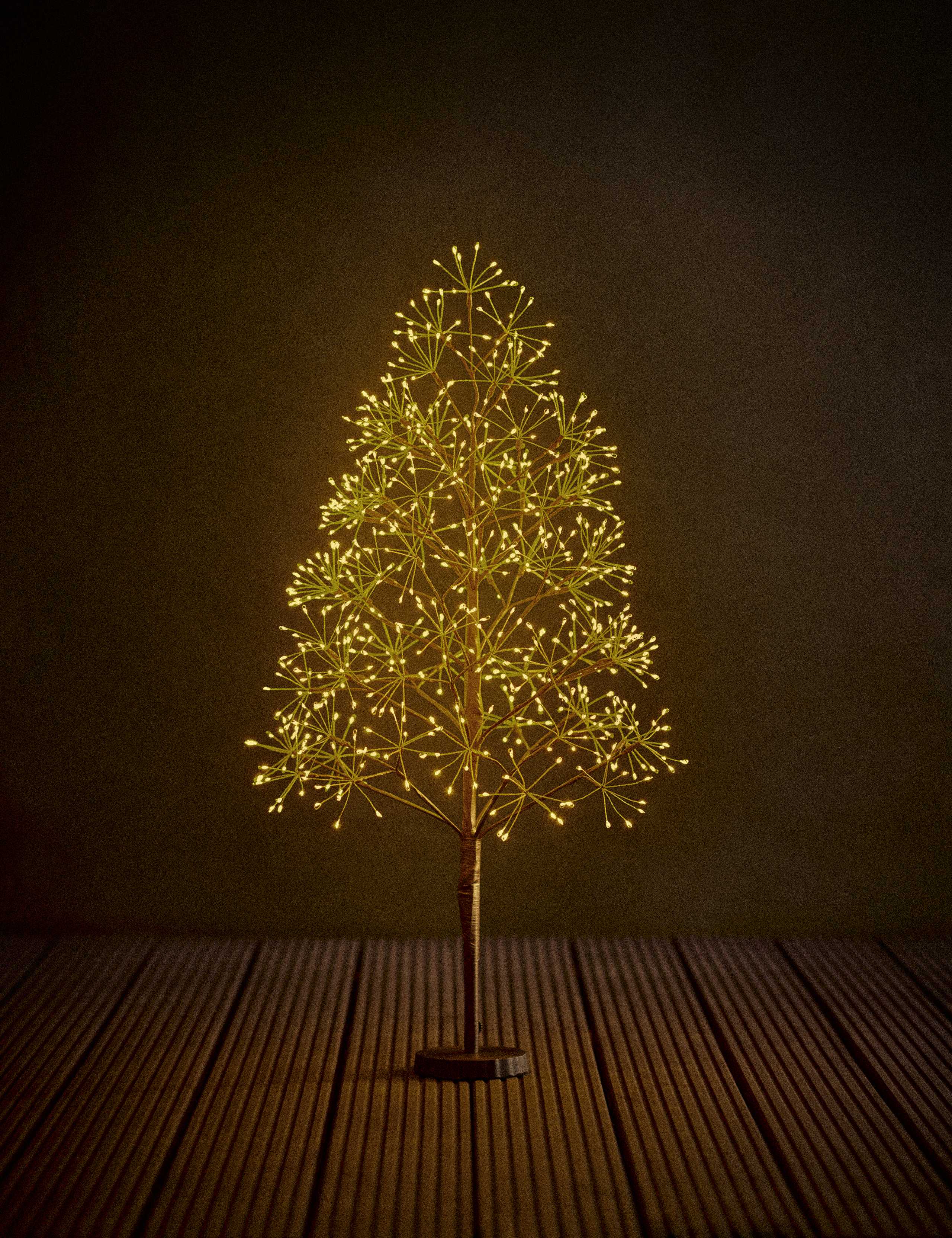 3ft Pre Lit Twig Cluster Christmas Tree 1 of 4