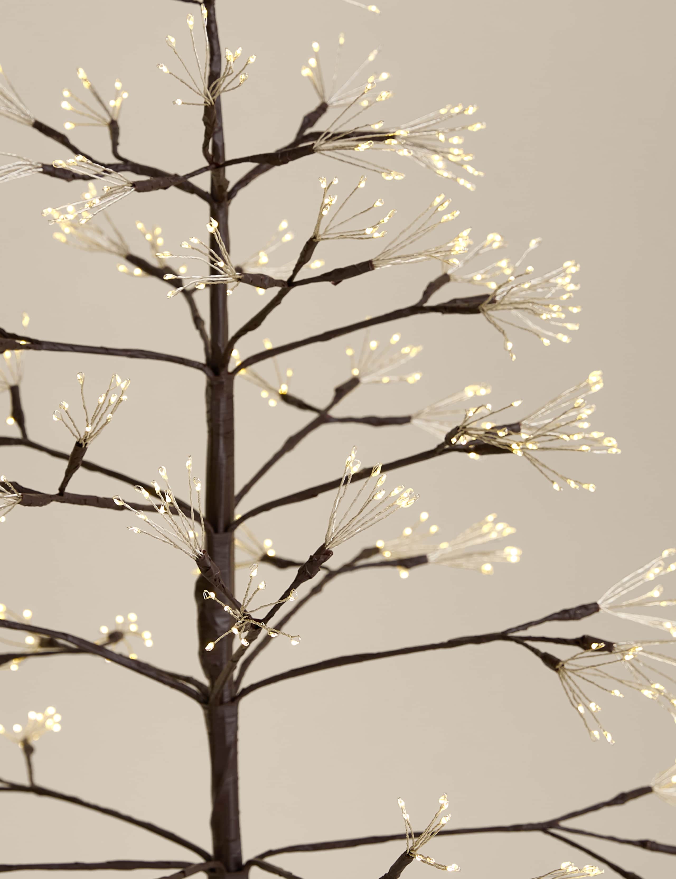 3ft Pre Lit Twig Cluster Christmas Tree 4 of 4