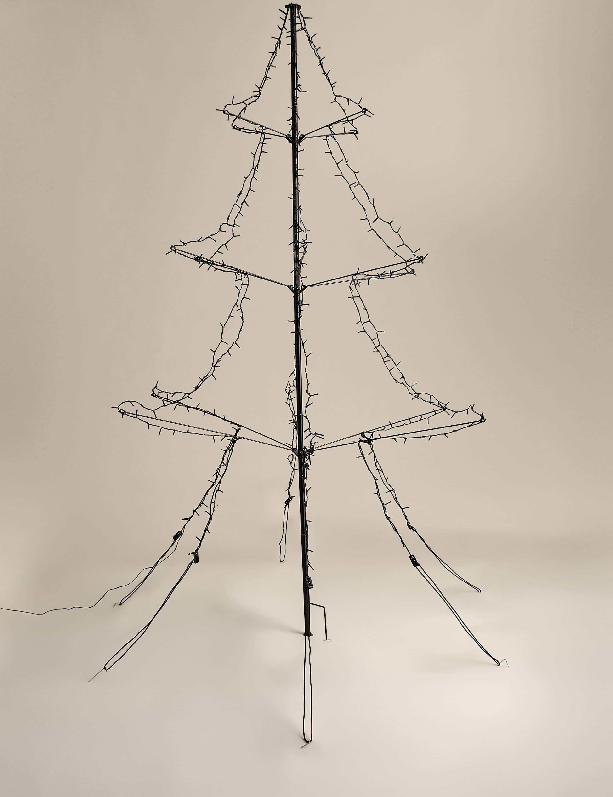 2m Cascade Outdoor Christmas Tree 2 of 6