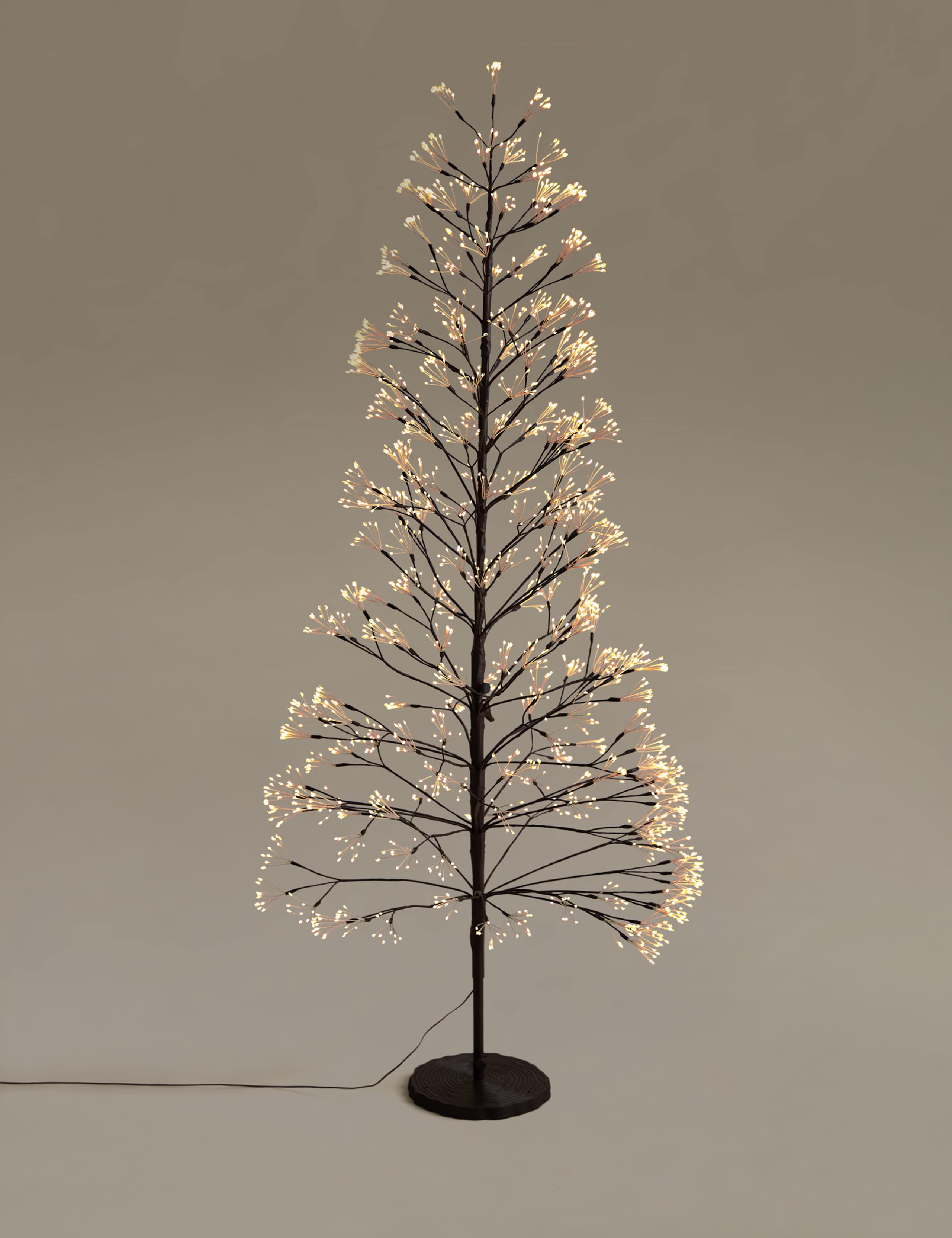 6ft Pre-Lit Abundant Cluster Christmas Tree 2 of 4
