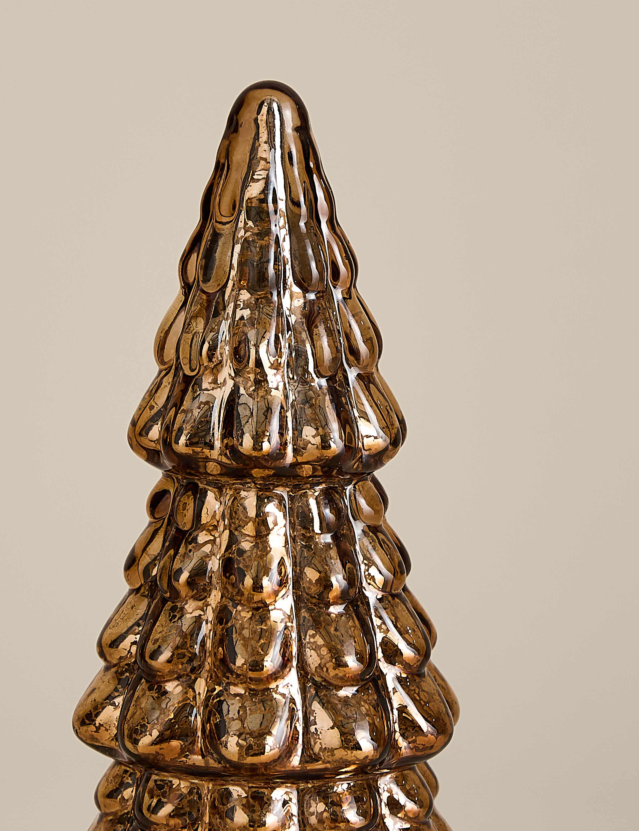 Light Up Glass Bronze Tree Room Decoration 3 of 5