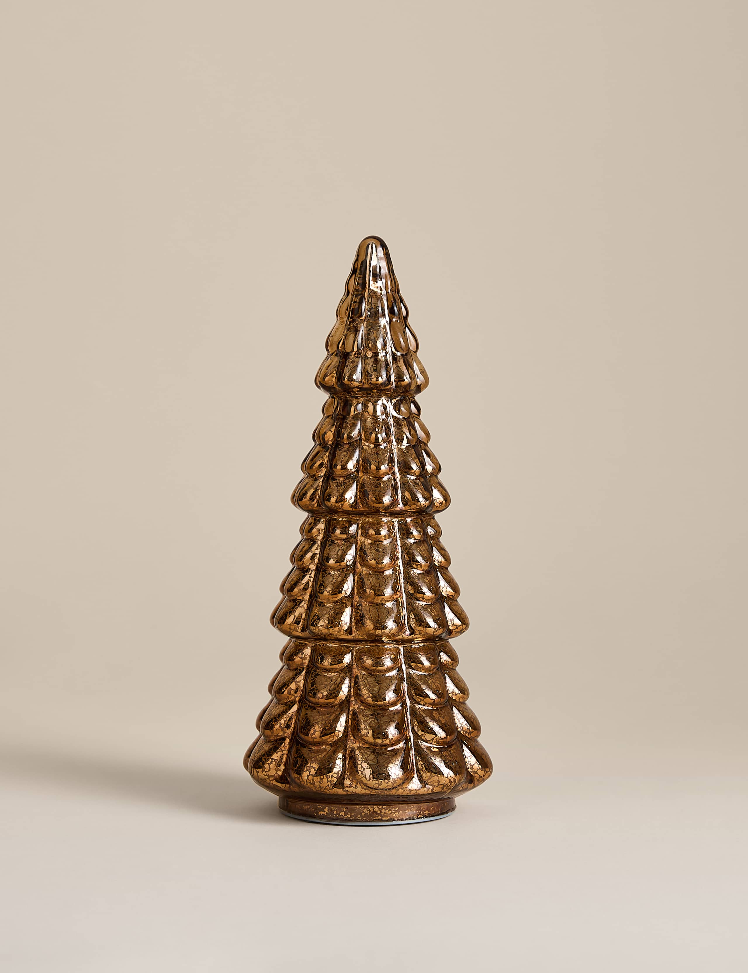 Light Up Glass Bronze Tree Room Decoration 5 of 5