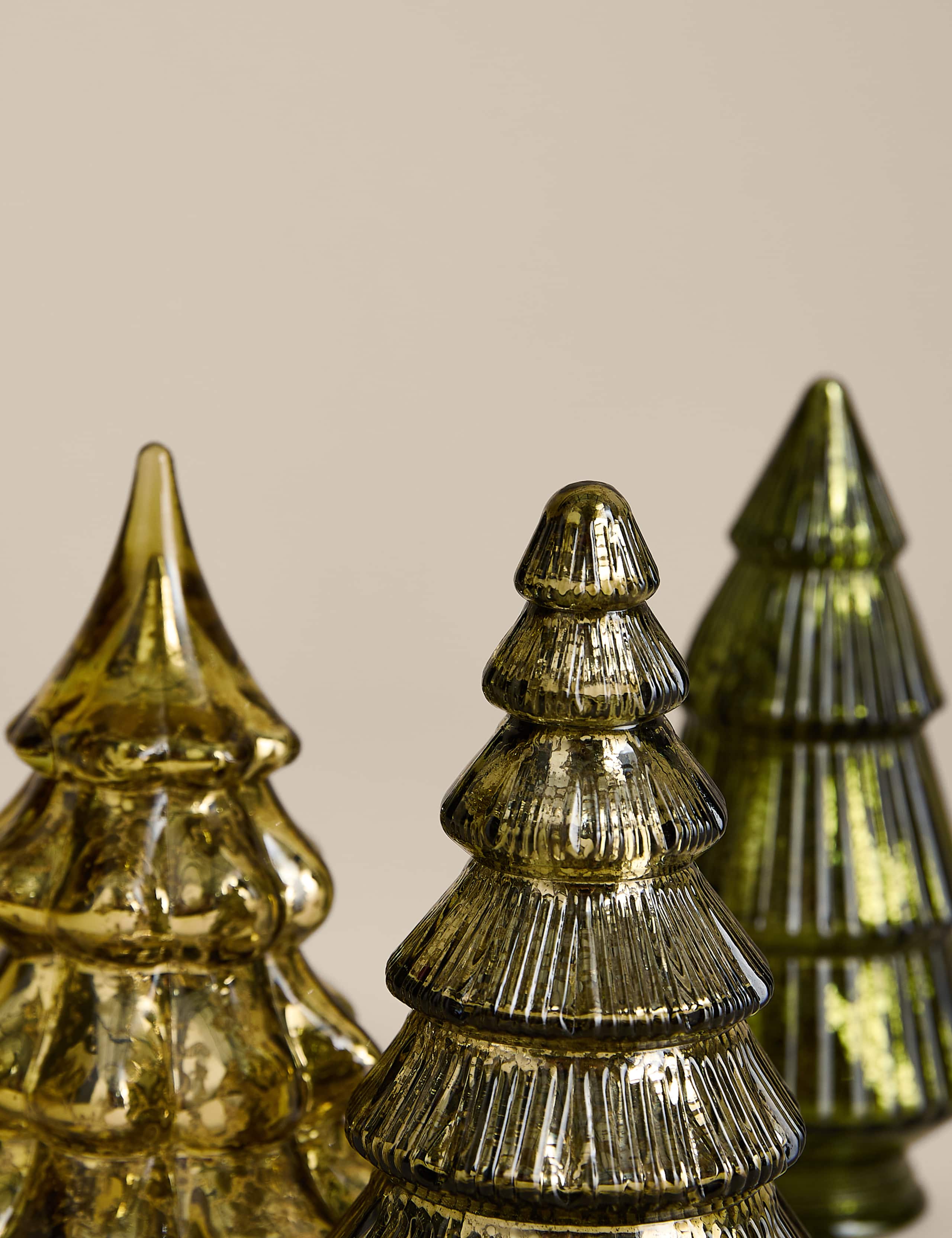 3 Pack Light Up Mini Tree Decorations 2 of 4