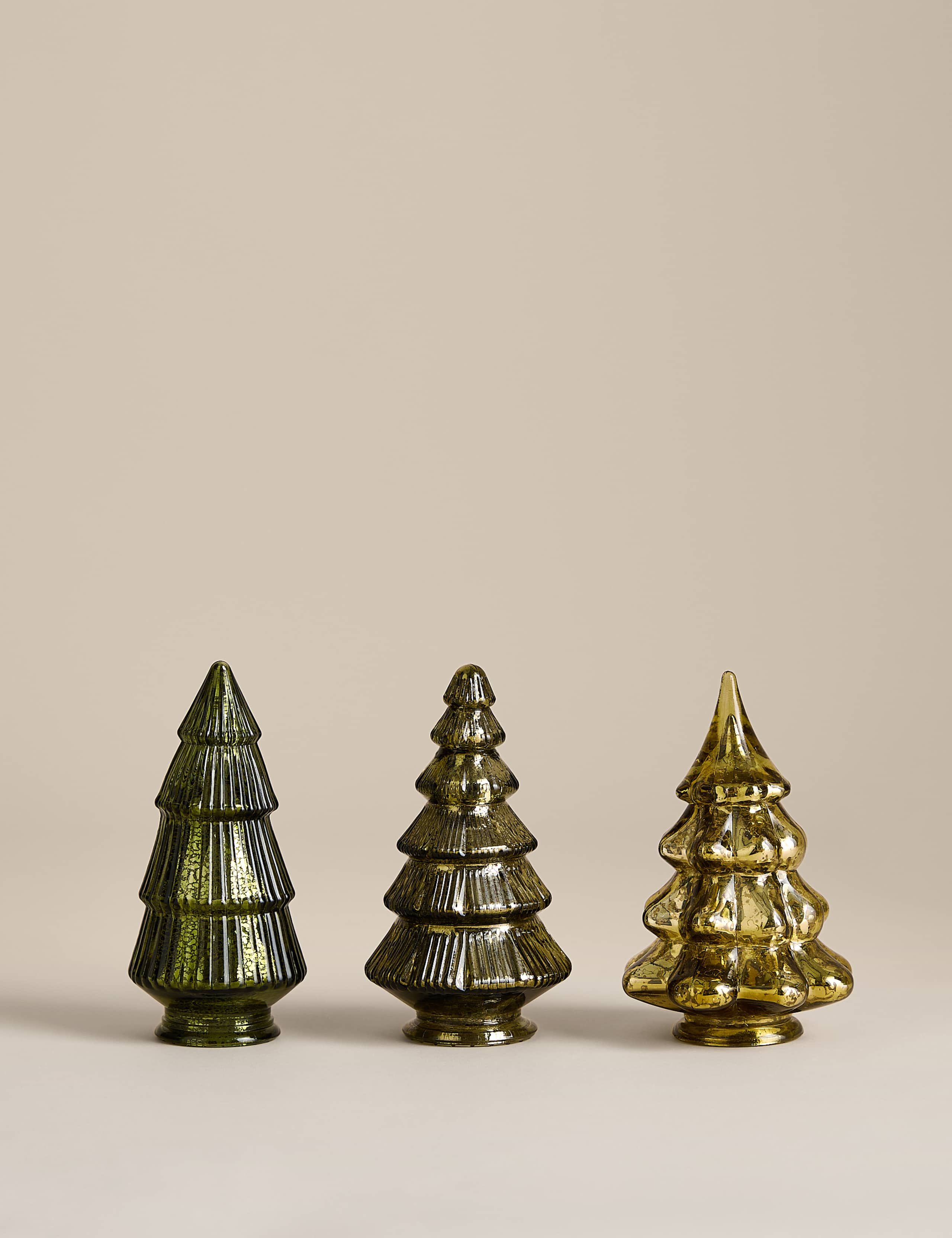 3 Pack Light Up Mini Tree Decorations 4 of 4