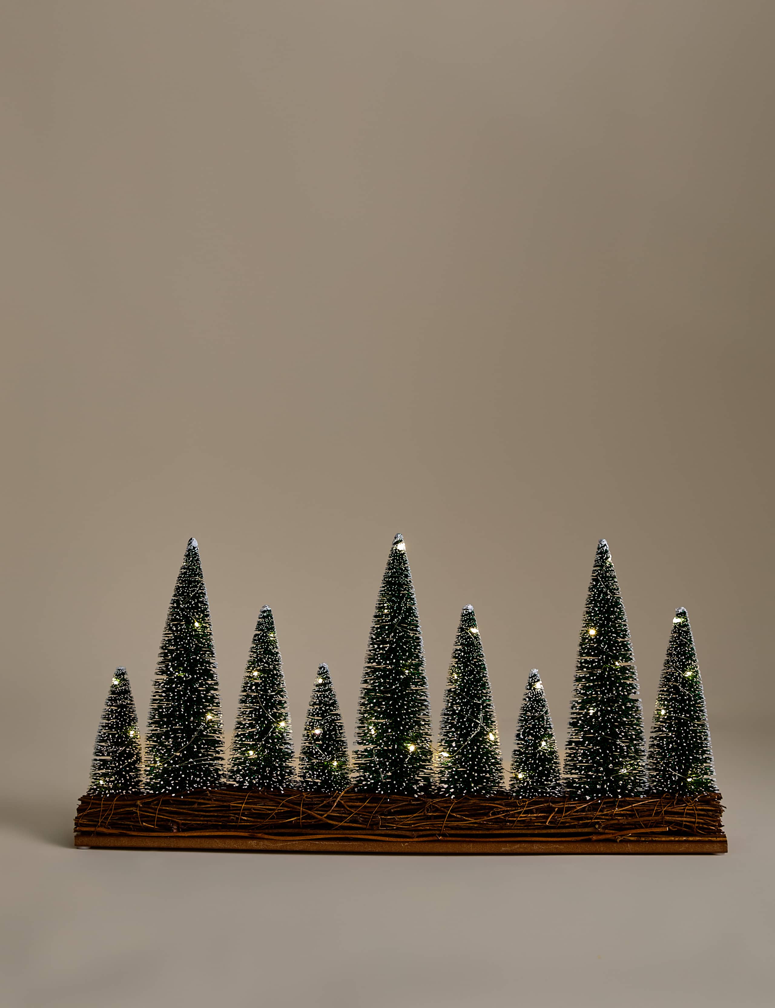 Light Up Bristle Treescape Decoration 2 of 4