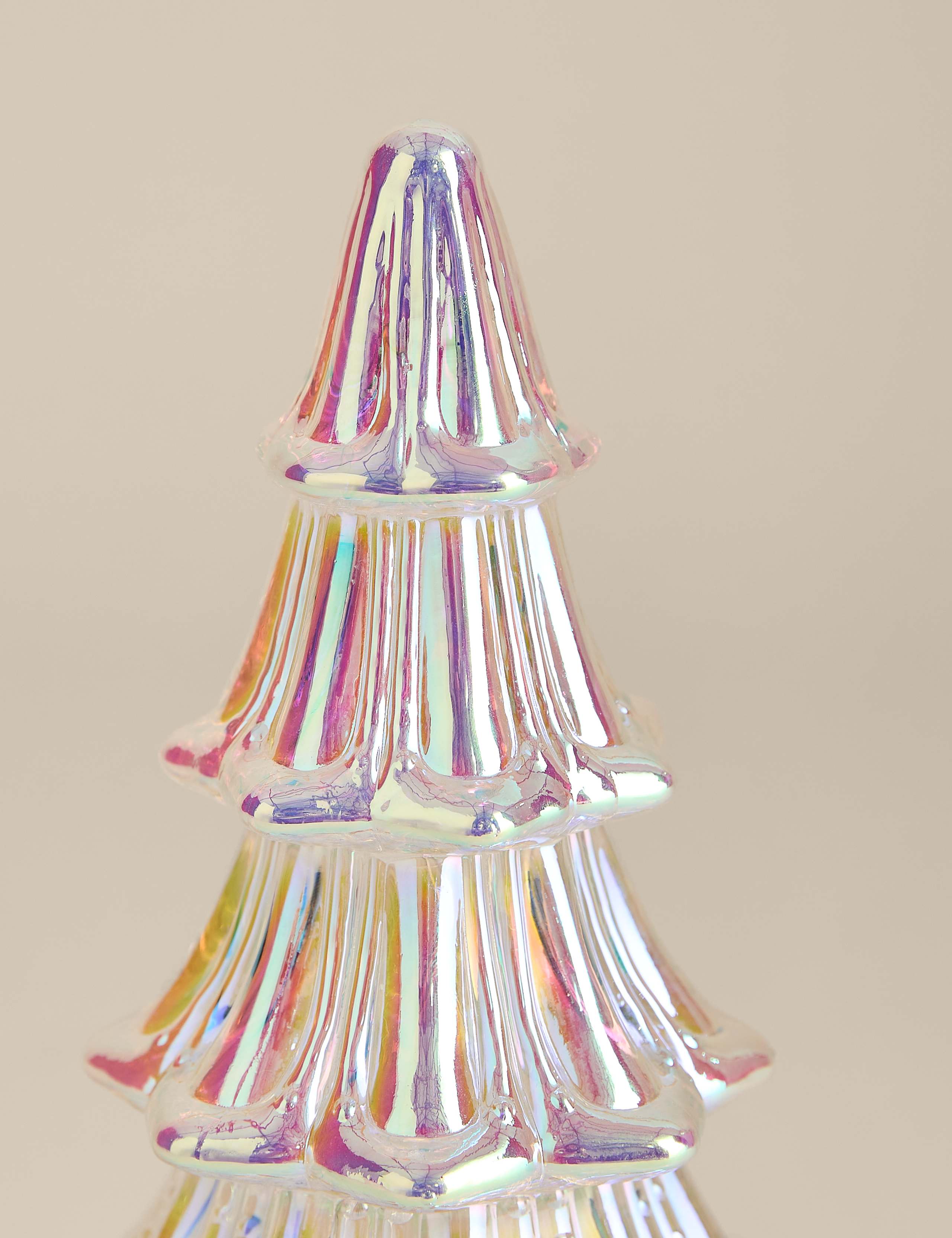 Light Up Iridescent Tree Decoration 2 of 4
