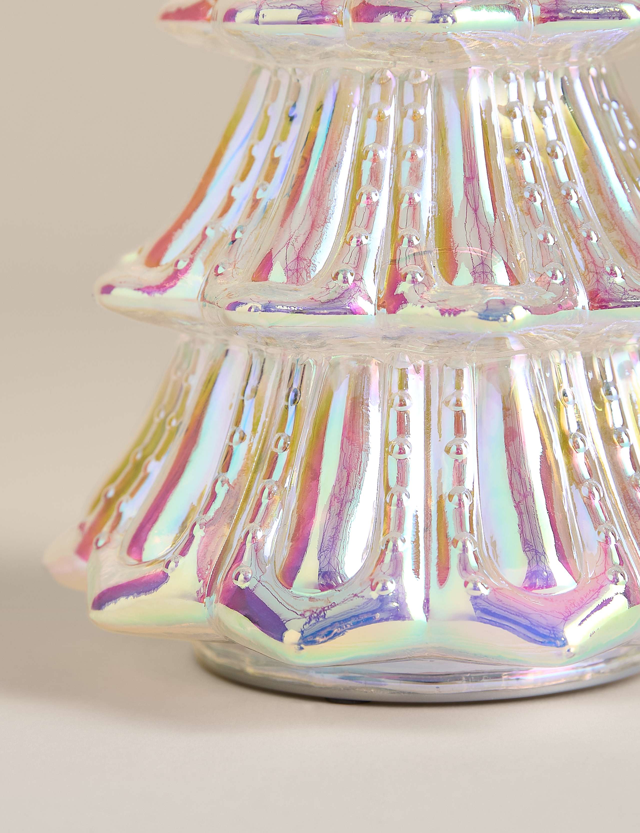 Light Up Iridescent Tree Decoration 3 of 4