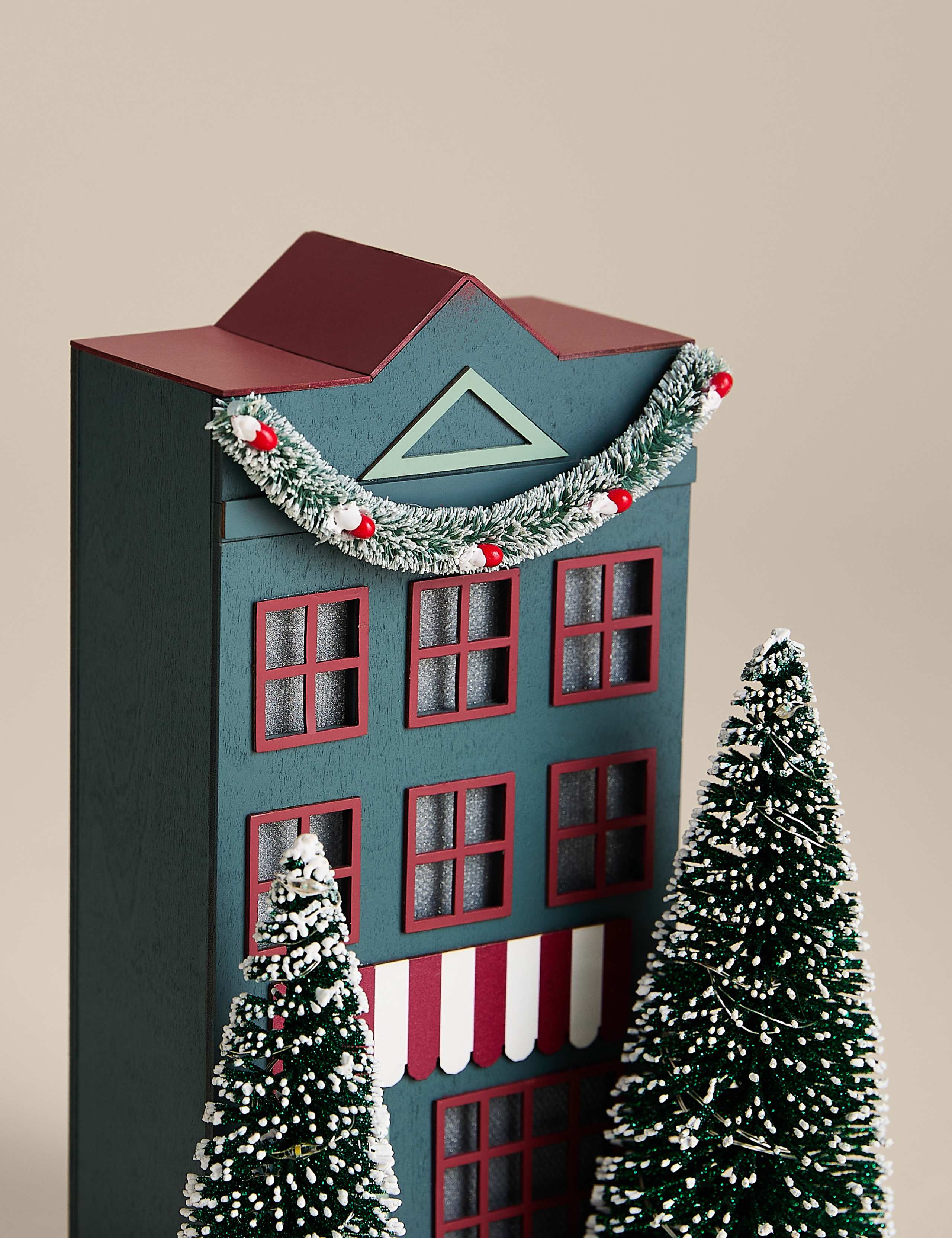 Wood Light Up House Decoration 2 of 2