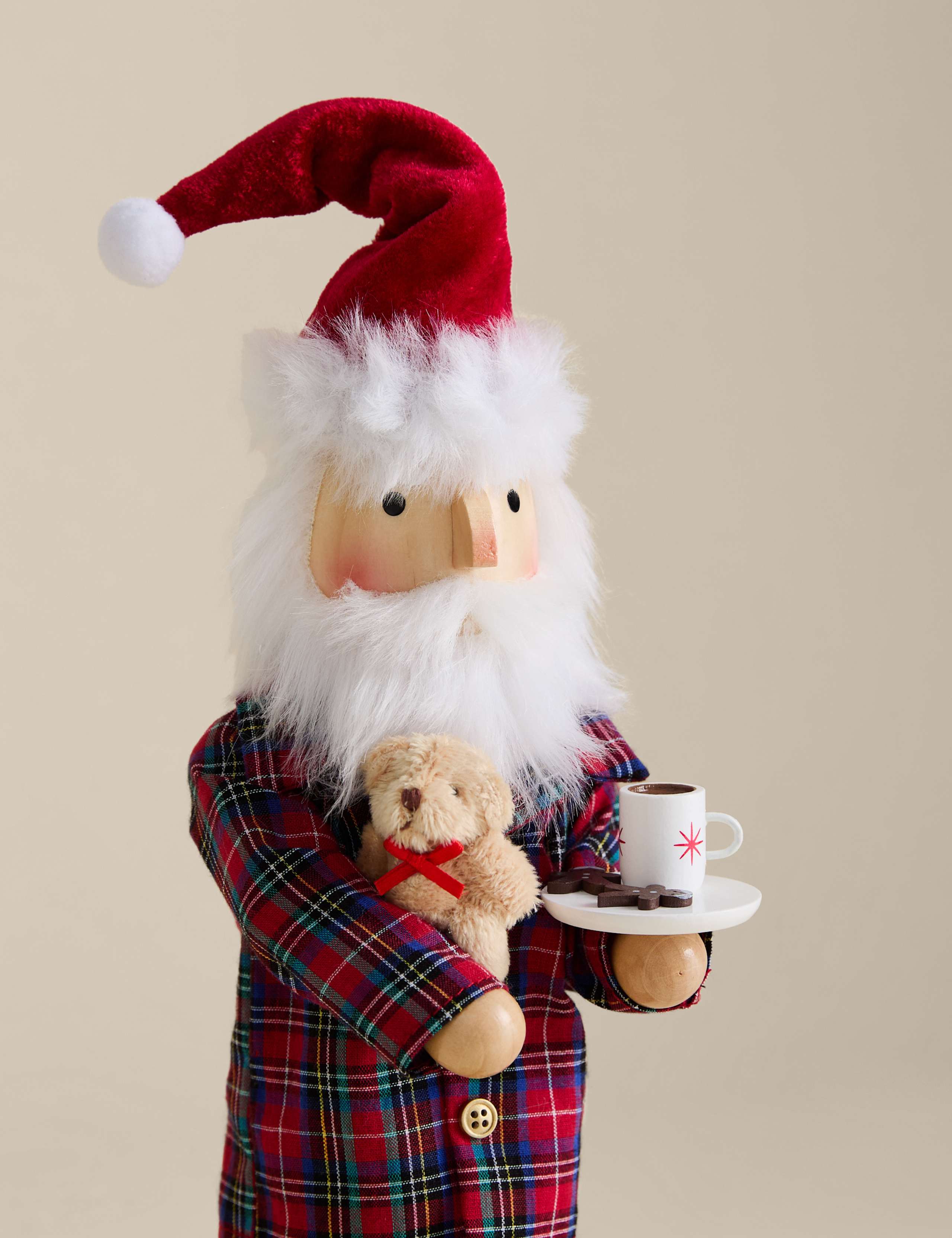 Father Christmas in PJs Decoration 2 of 3