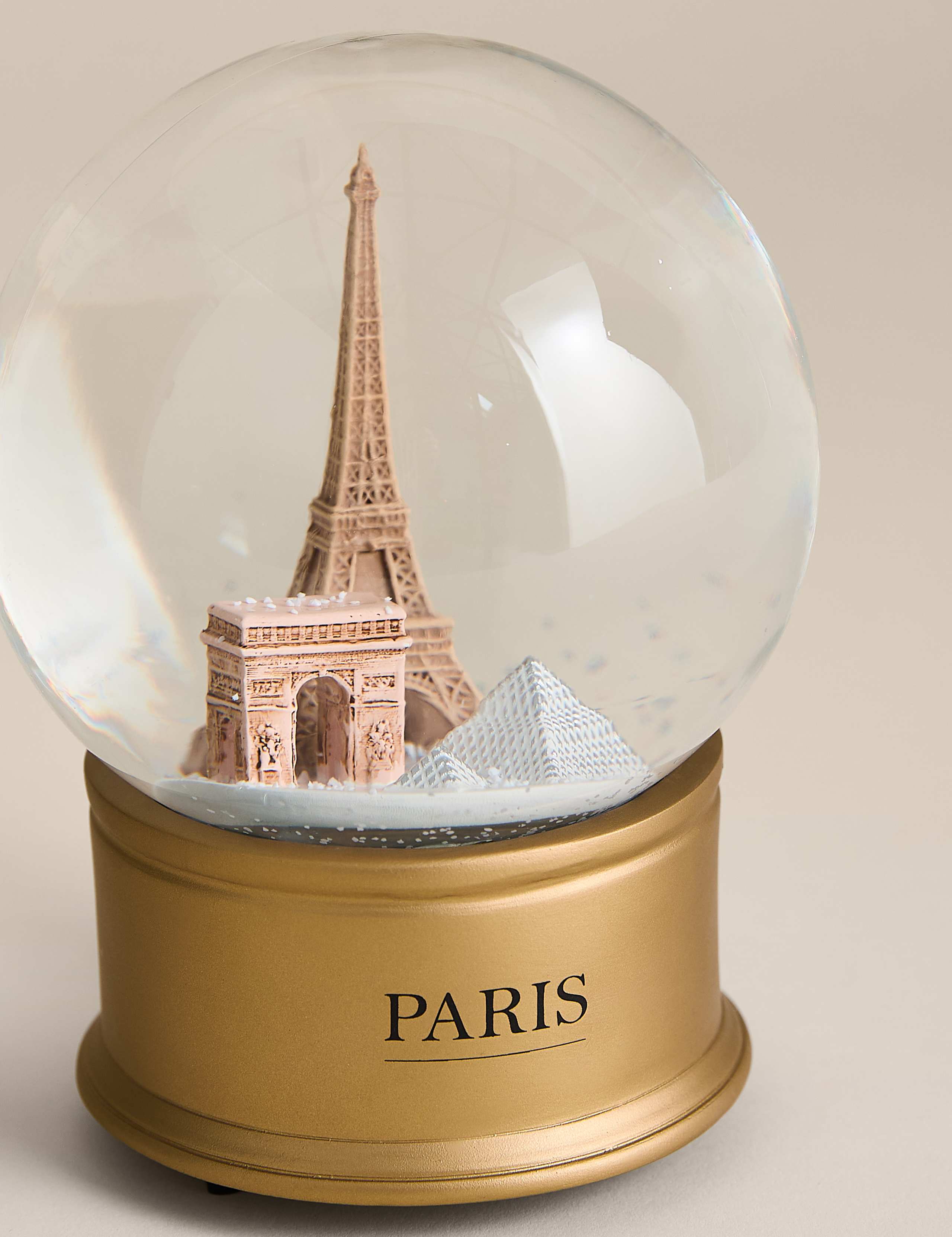 Light Up Paris Snow Globe 2 of 3