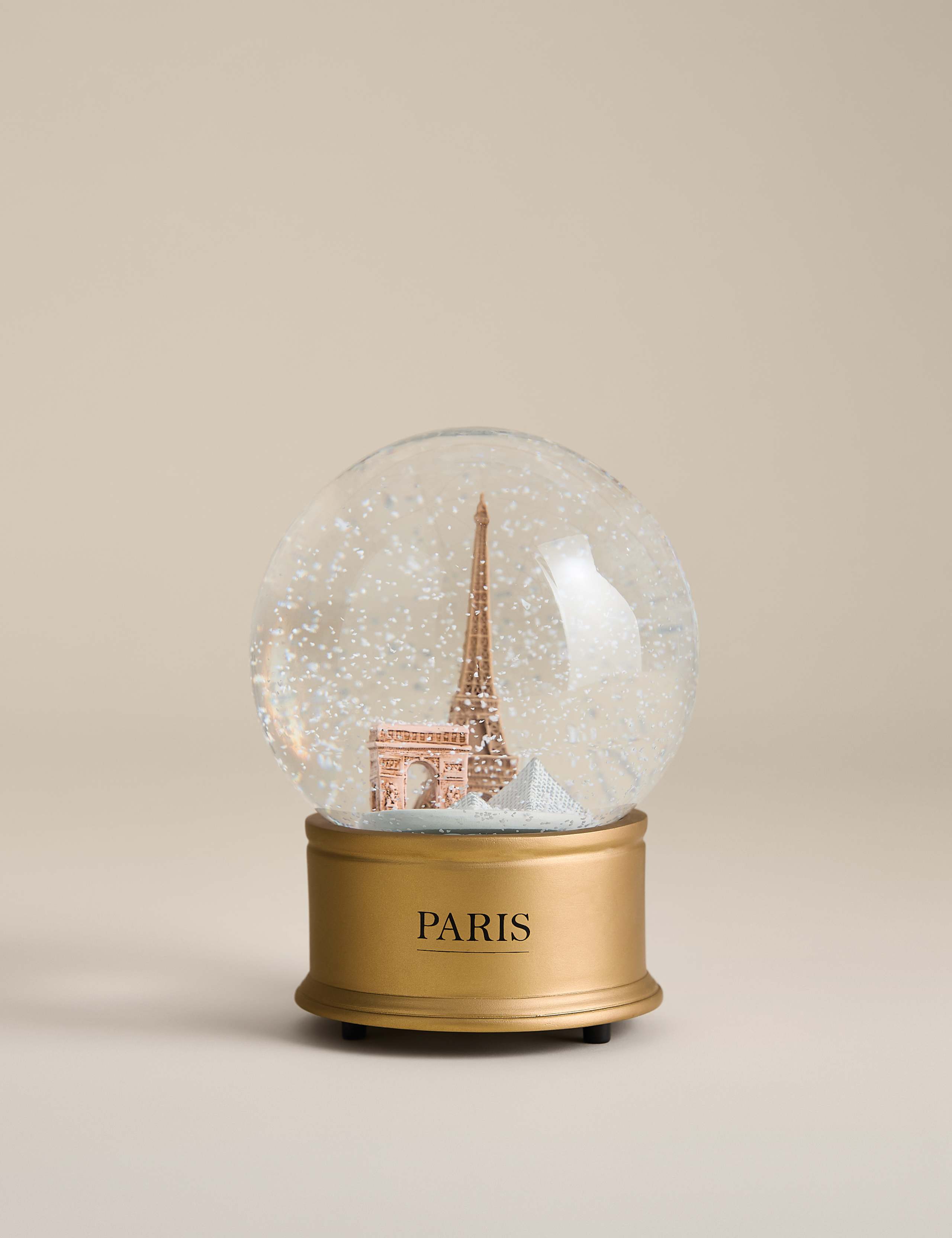 Light Up Paris Snow Globe 3 of 3
