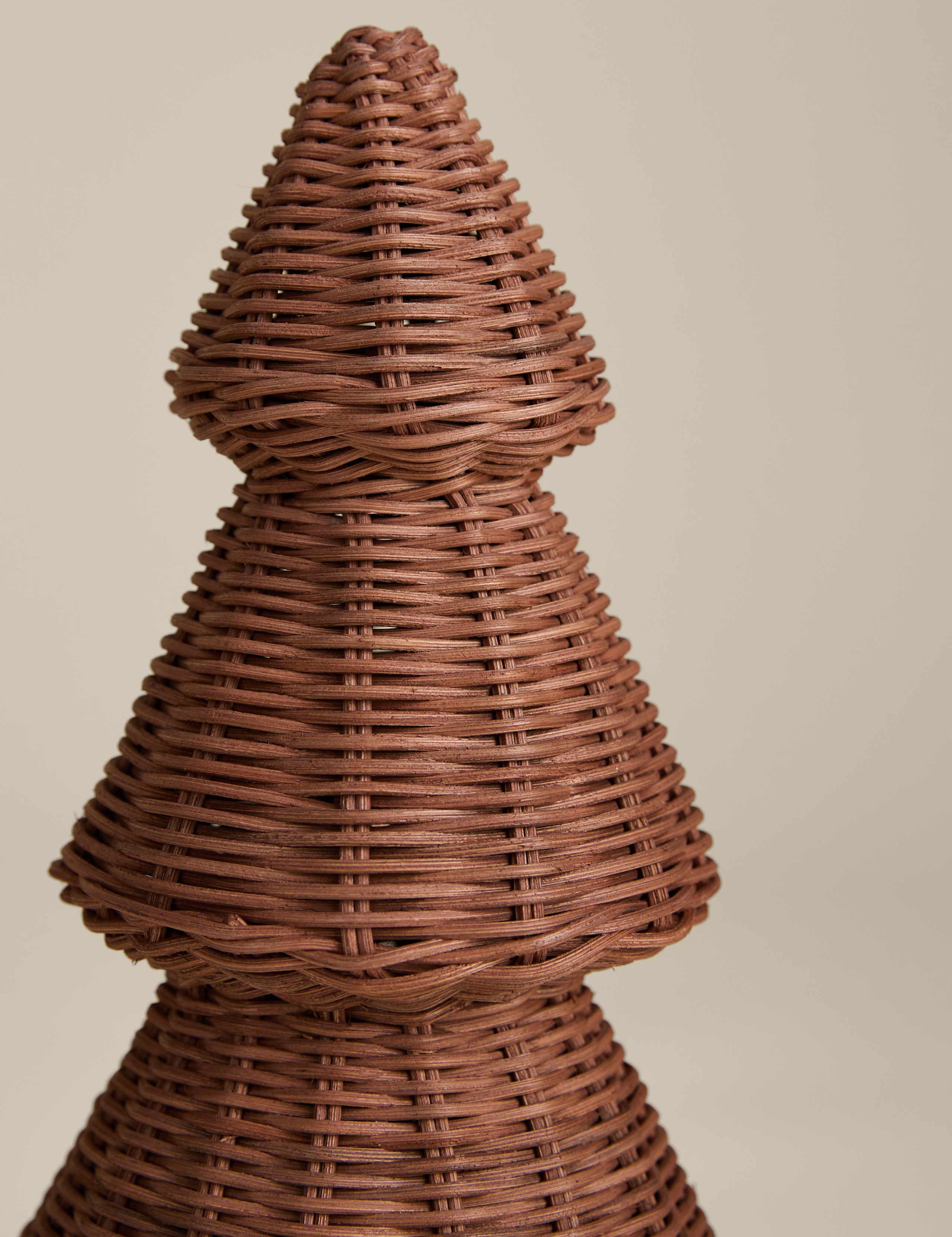 Large Rattan Christmas Tree 3 of 4
