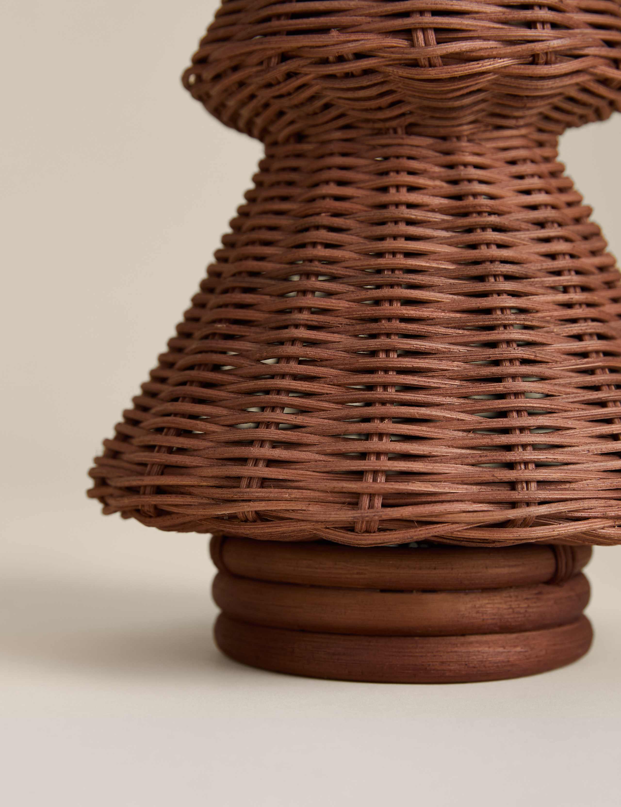Large Rattan Christmas Tree 4 of 4