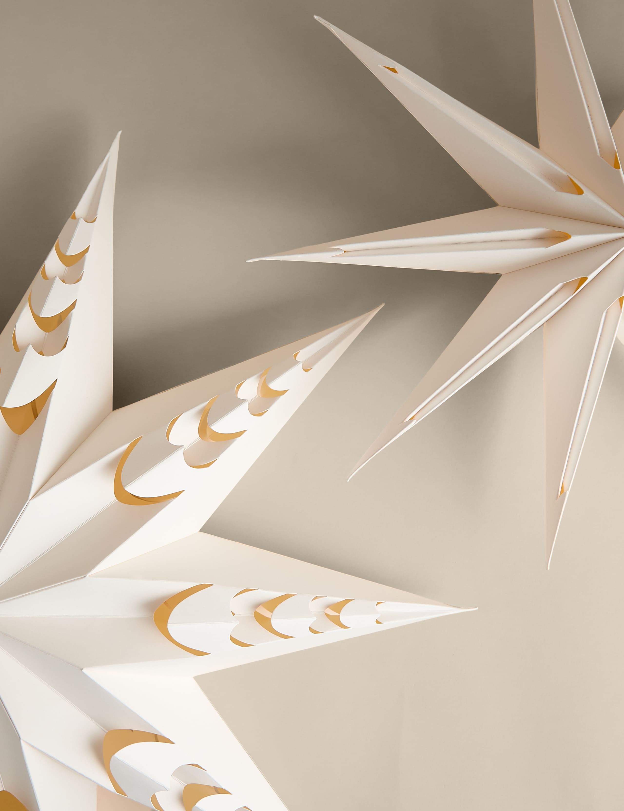 2 Pack Paper Cut-Out Hanging Star Decorations 2 of 3