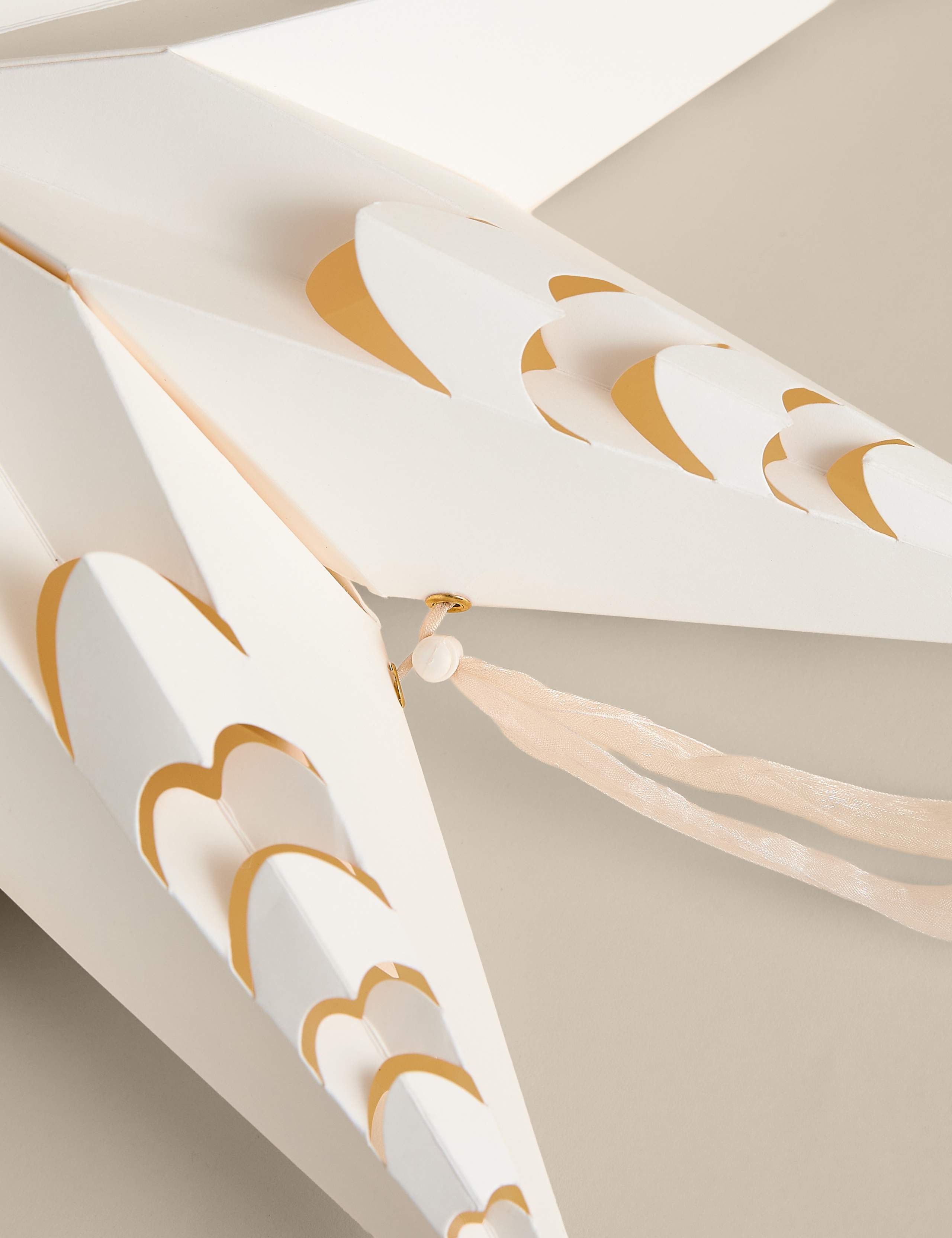 2 Pack Paper Cut-Out Hanging Star Decorations 3 of 3
