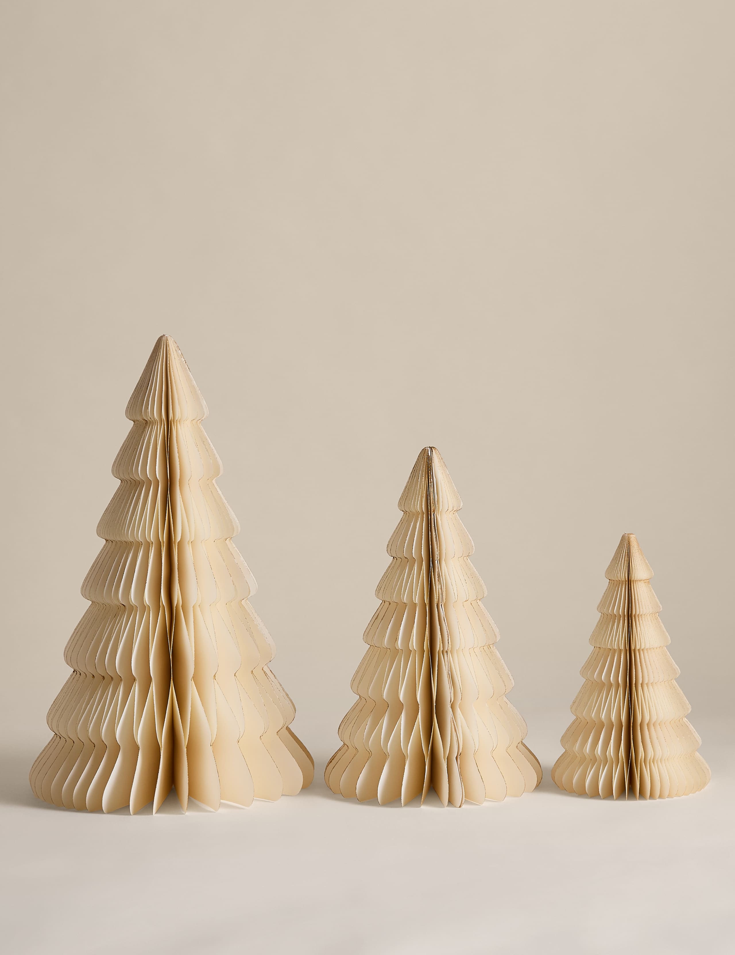 3 Pack Paper Tree Decorations 3 of 3