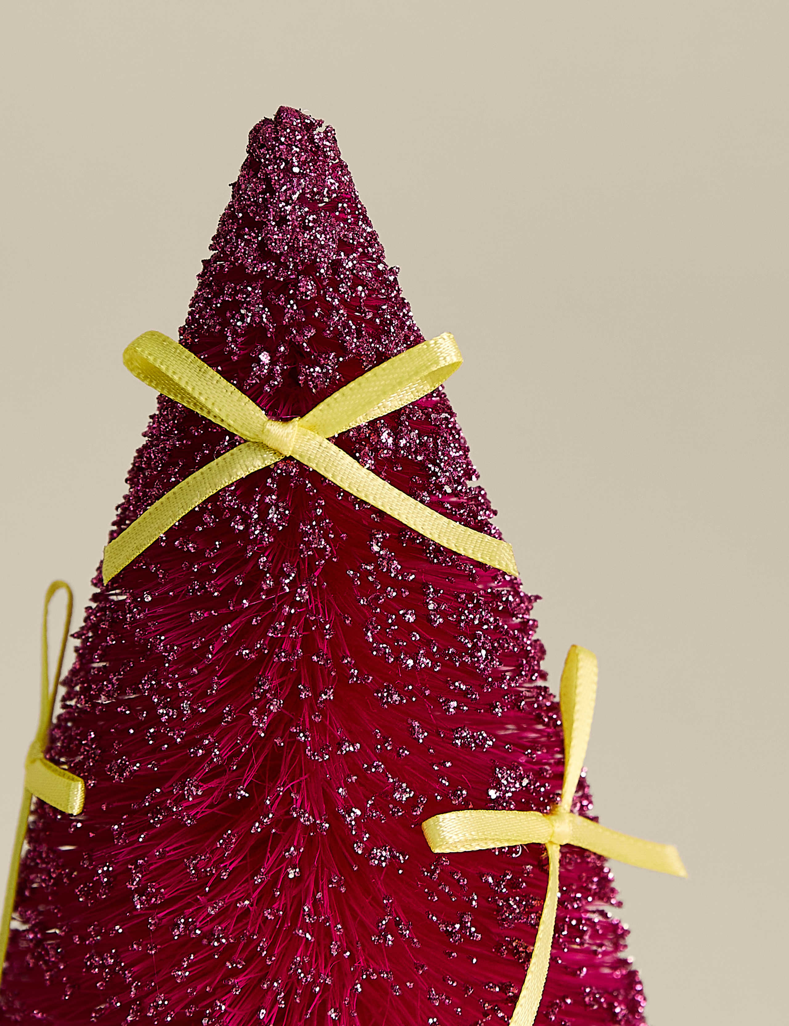 3 Pack Multicoloured Bow Tree Decorations 2 of 3