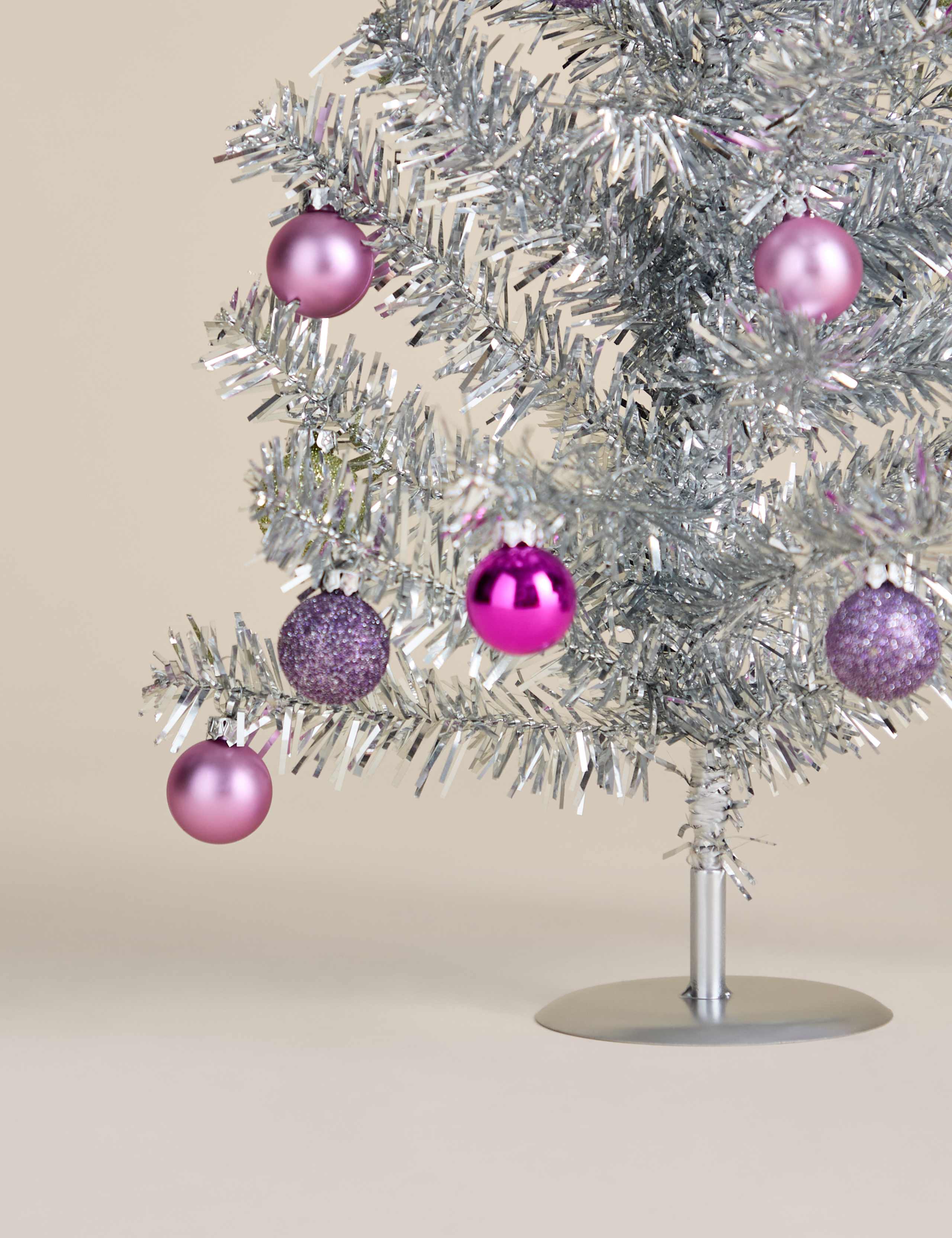 Mini Dressed Tinsel Tree 3 of 4