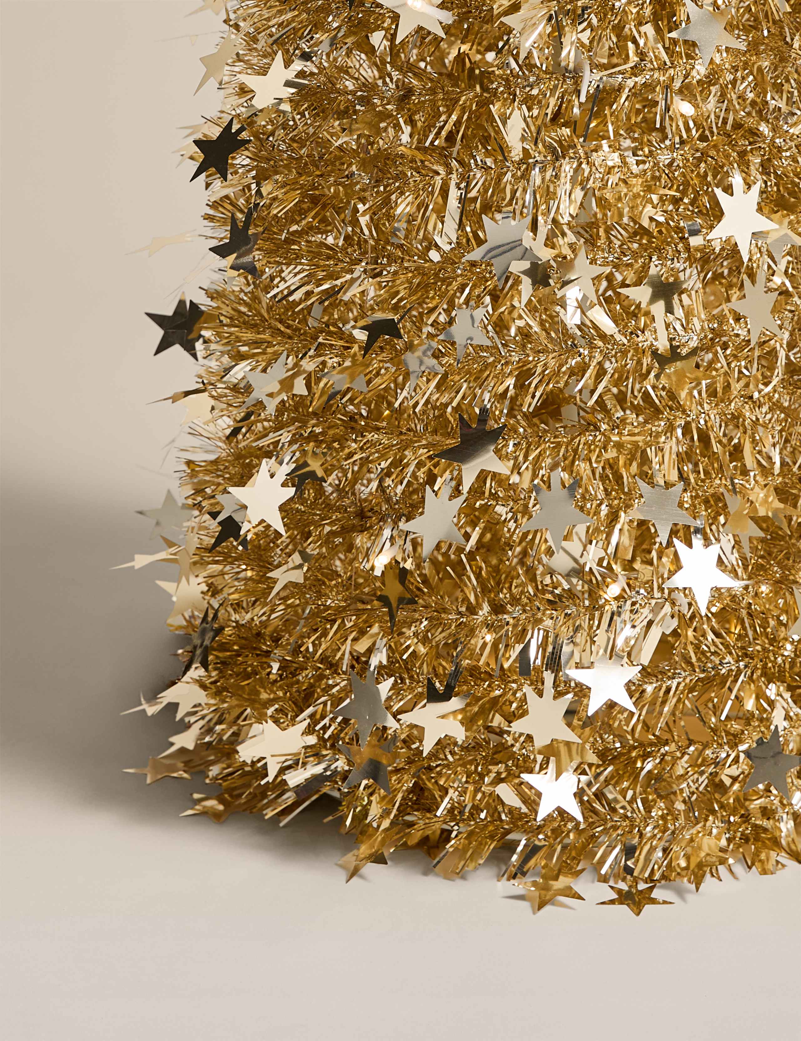 5ft Pre-Lit Tinsel Pop Up Christmas Tree 4 of 4