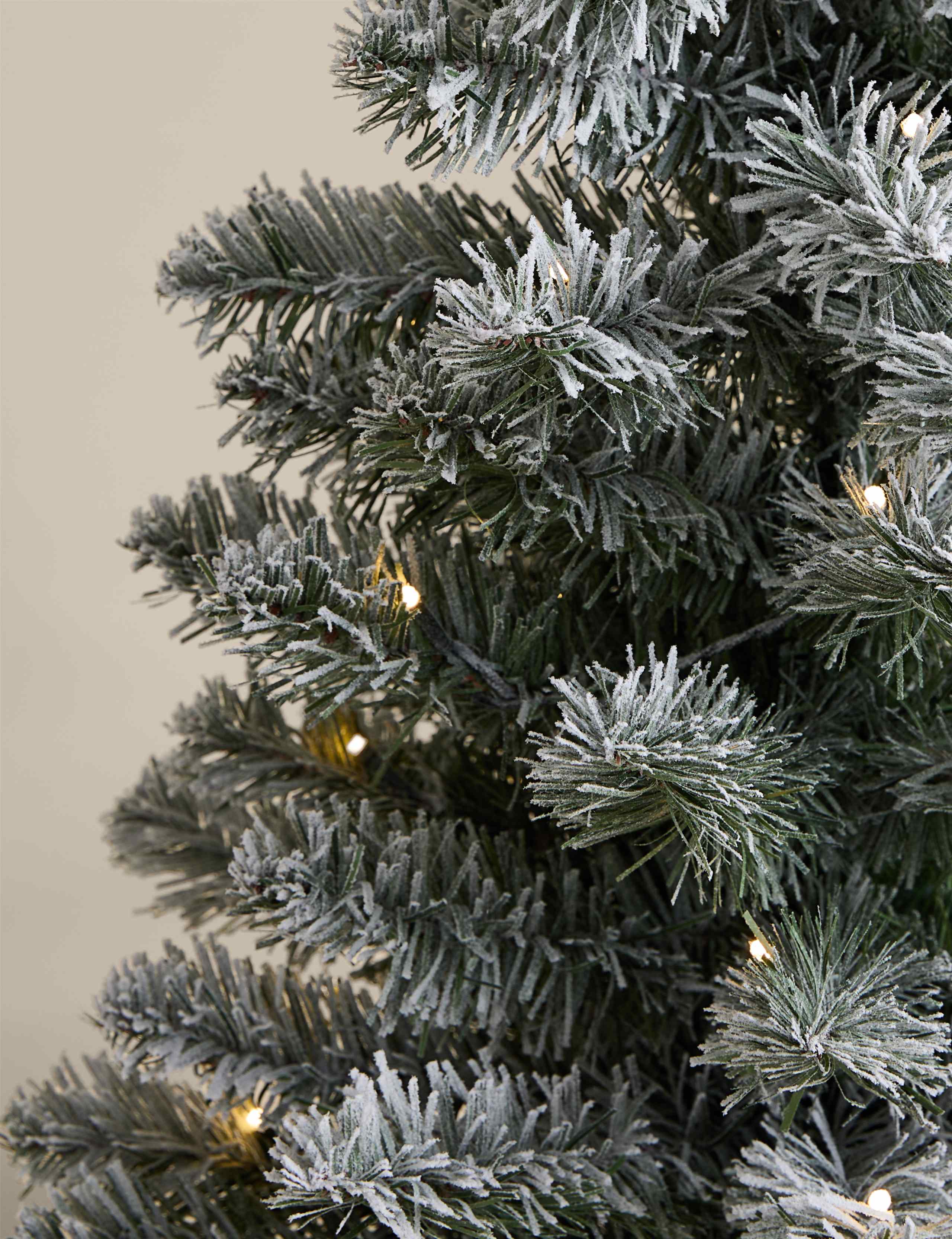 3ft Pre-Lit Snowy Christmas Tree 3 of 4