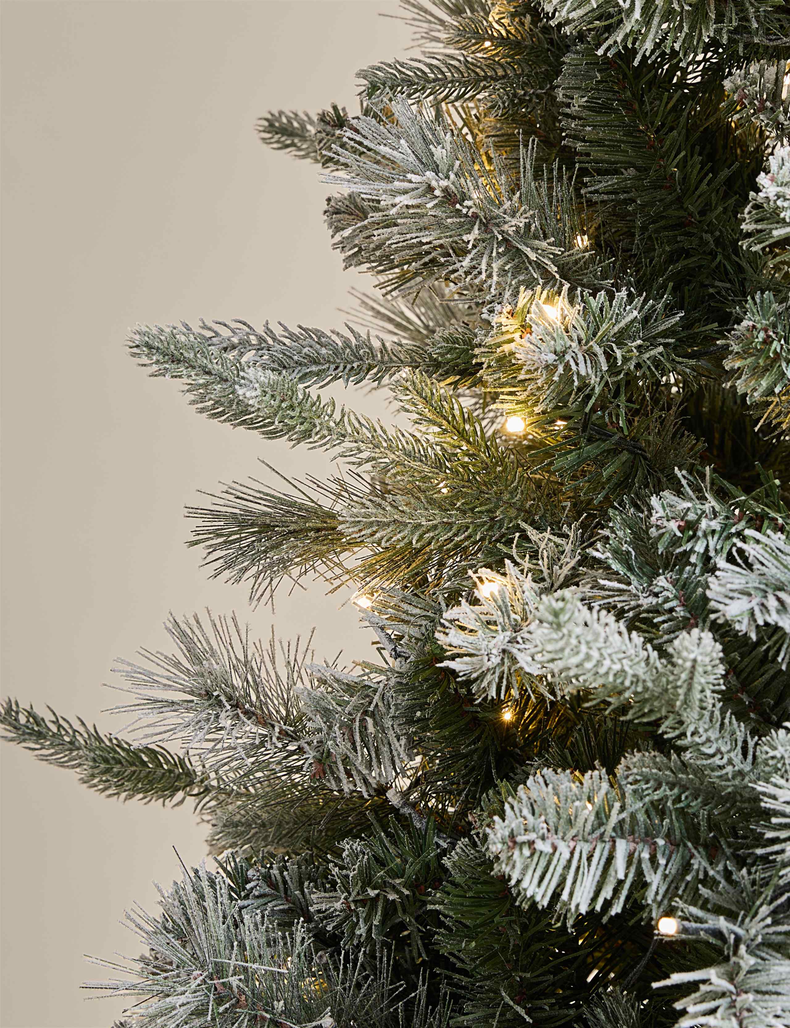 5ft Pre-Lit Snowy Monterey and Scots Pine Christmas Tree 2 of 5