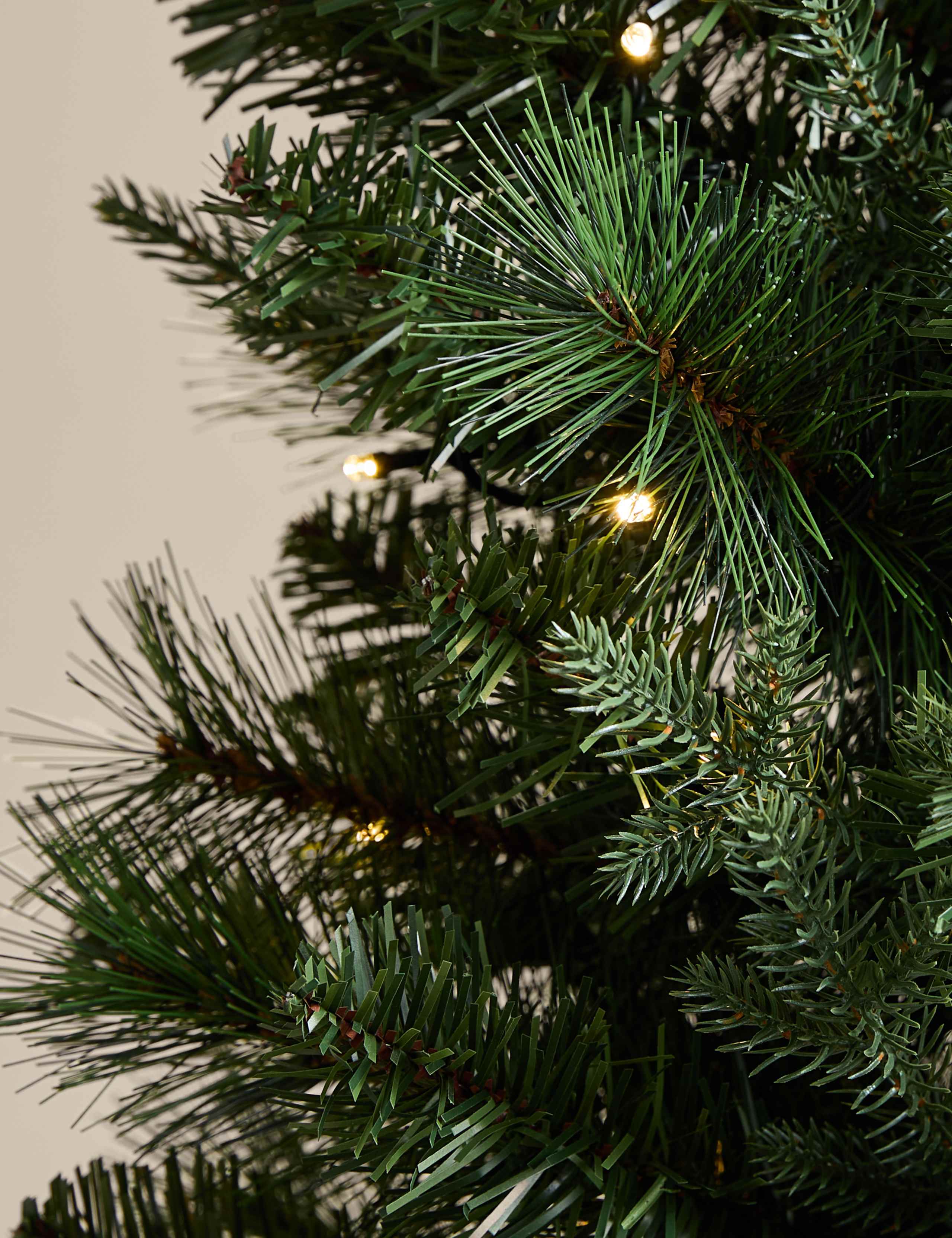 6ft Pre-Lit Slim Monterey and Scots Pine Christmas Tree 3 of 6