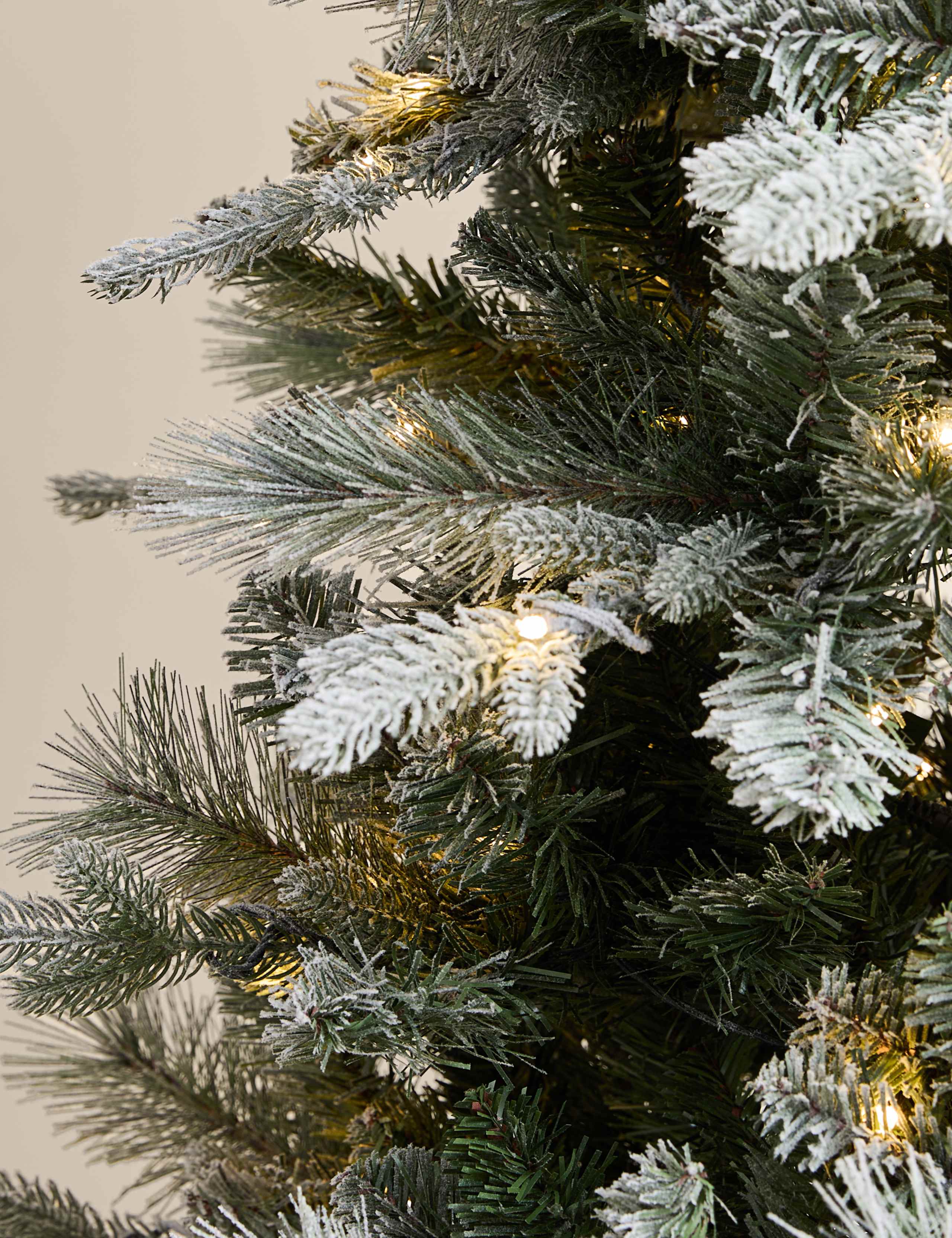6ft Pre-Lit Snowy Monterey and Scots Pine Christmas Tree 3 of 6