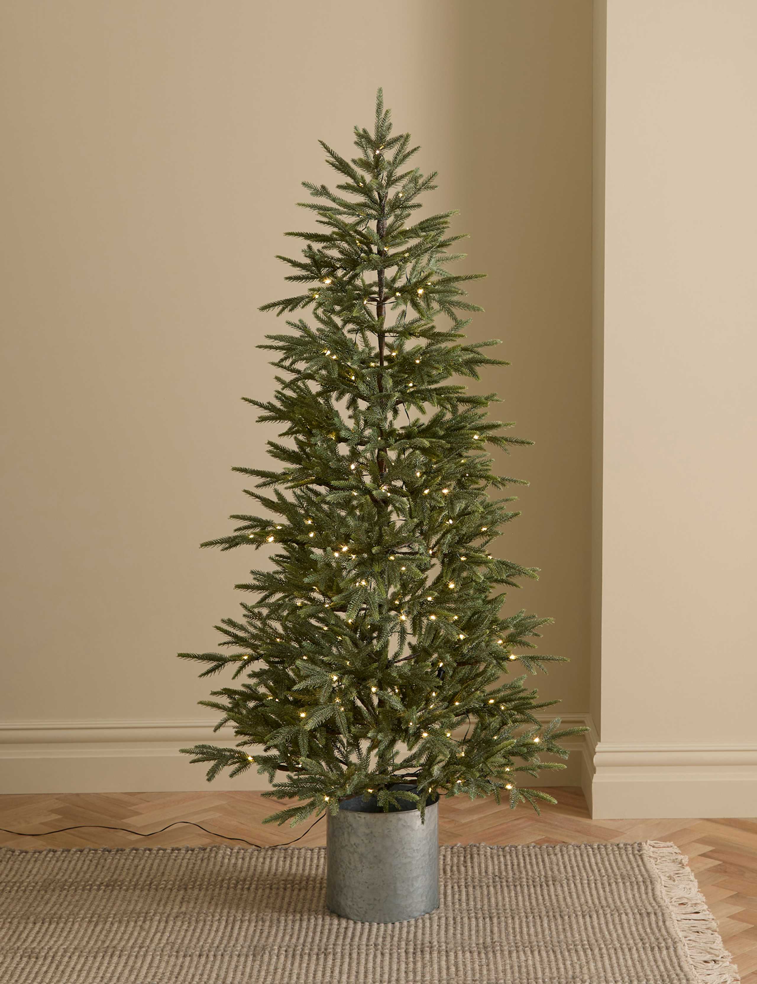 6ft Pre-Lit Potted Christmas Tree 1 of 4